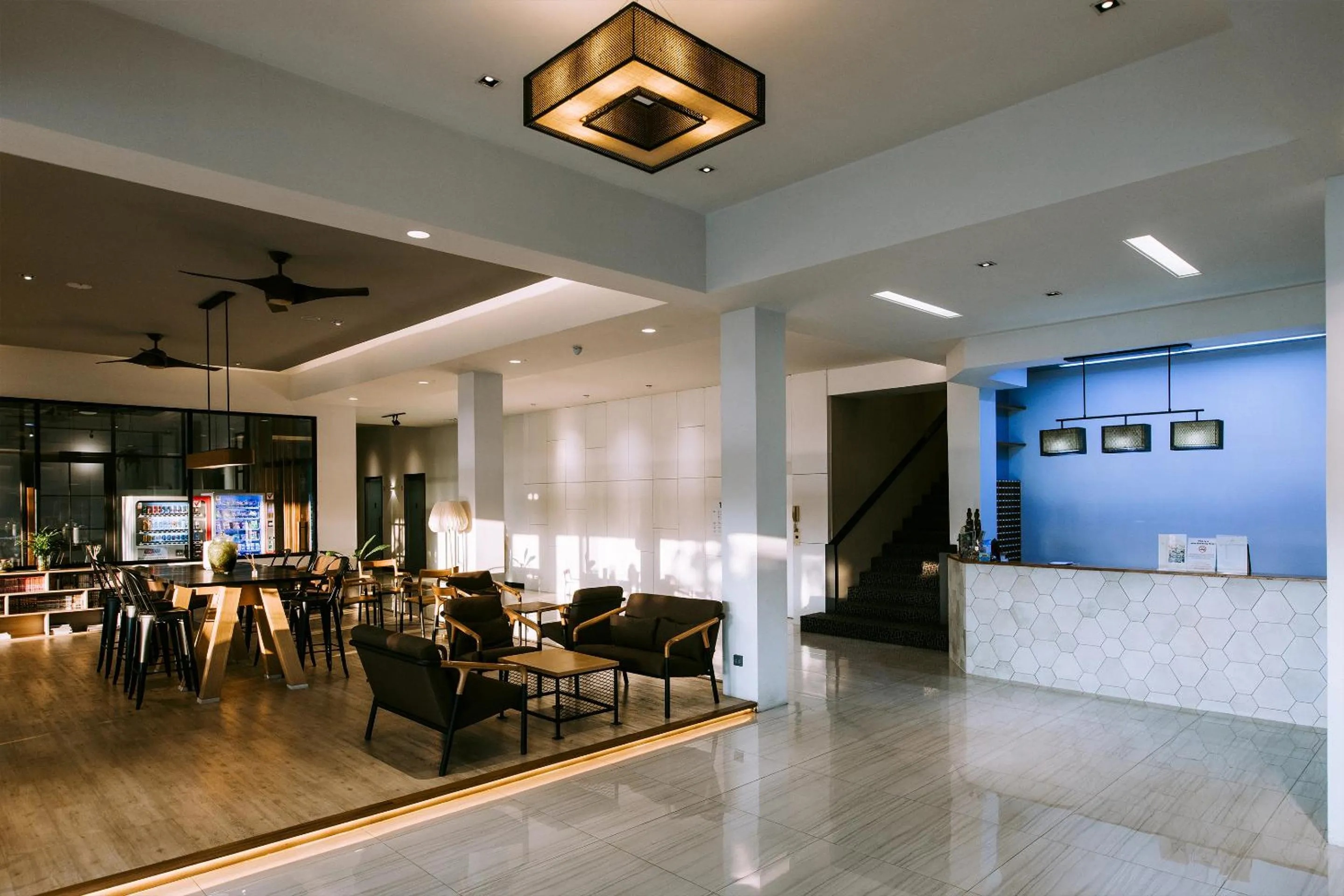 Lobby or reception in The Rich Hotel