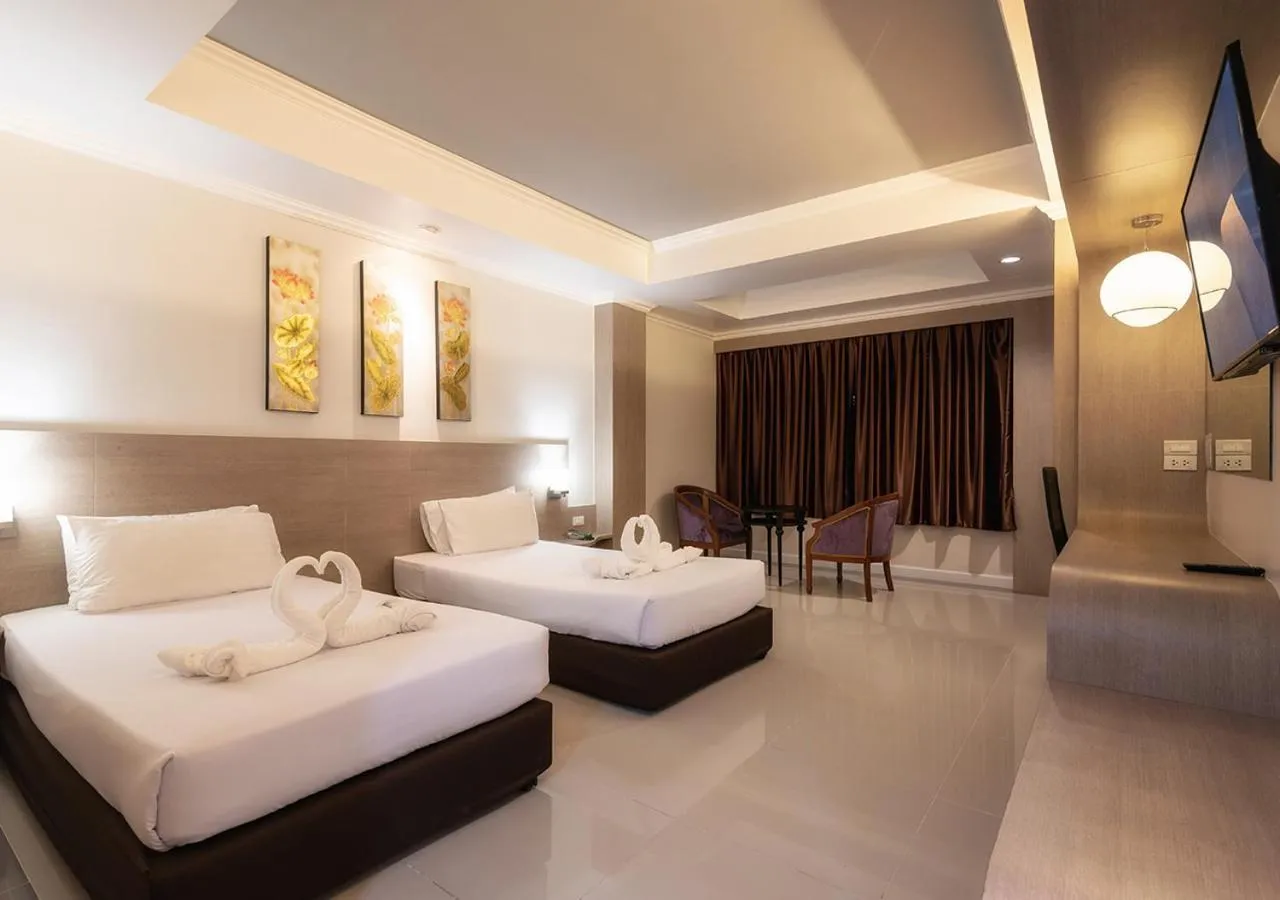 Photo of the whole room, Bed in The Rich Hotel