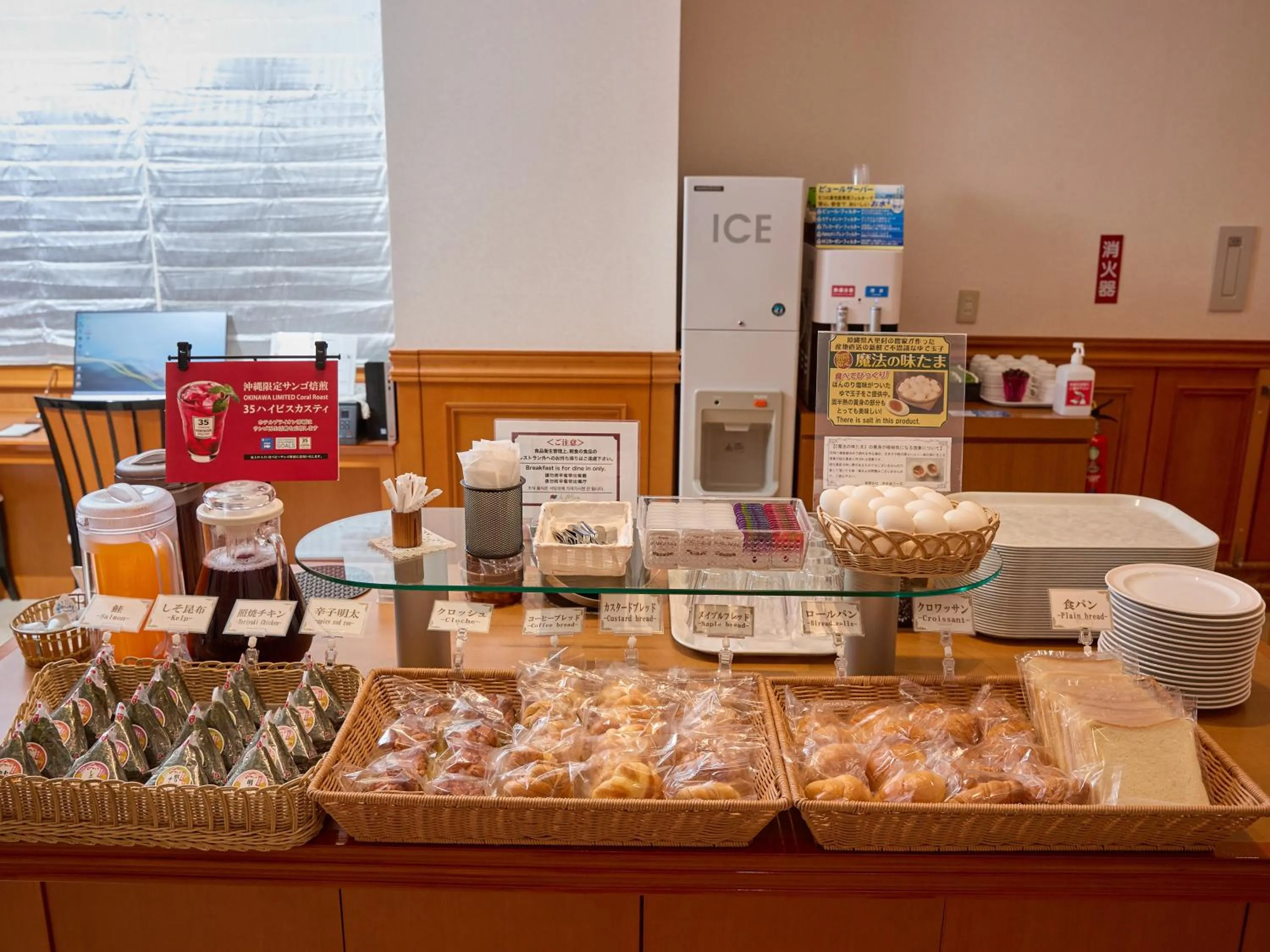 Buffet breakfast in Hotel Blion Naha