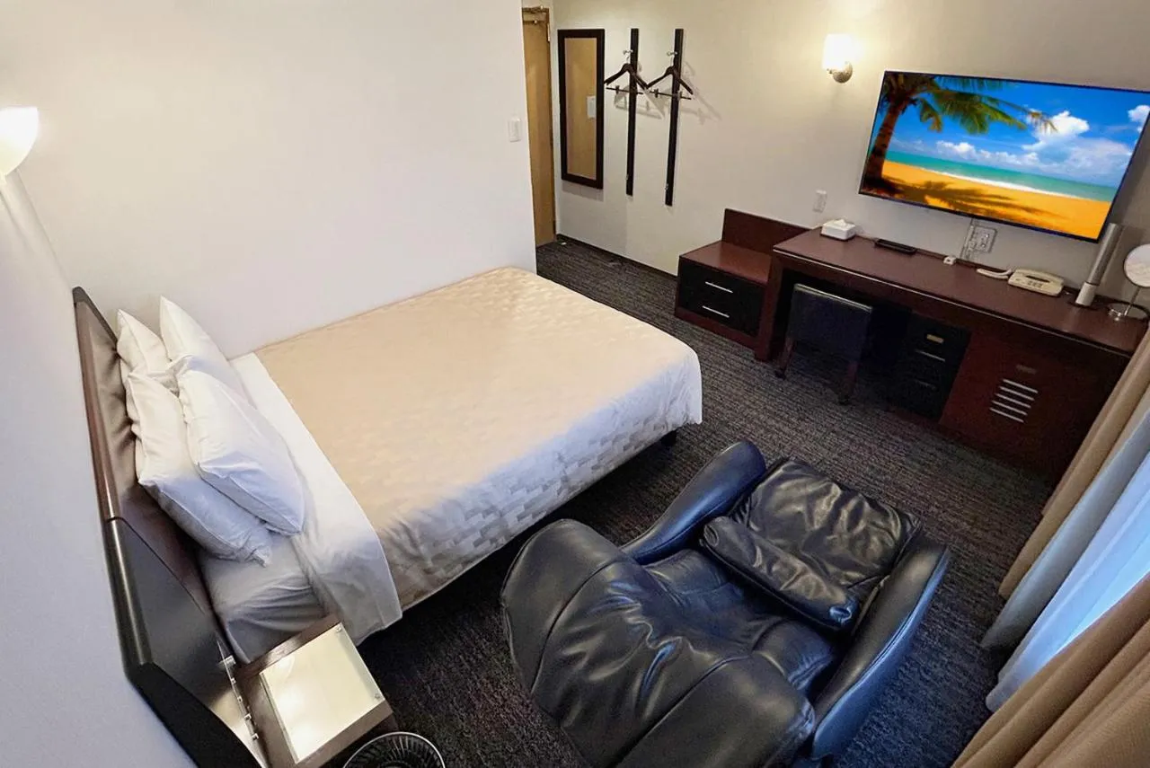 Bed in Hotel Blion Naha