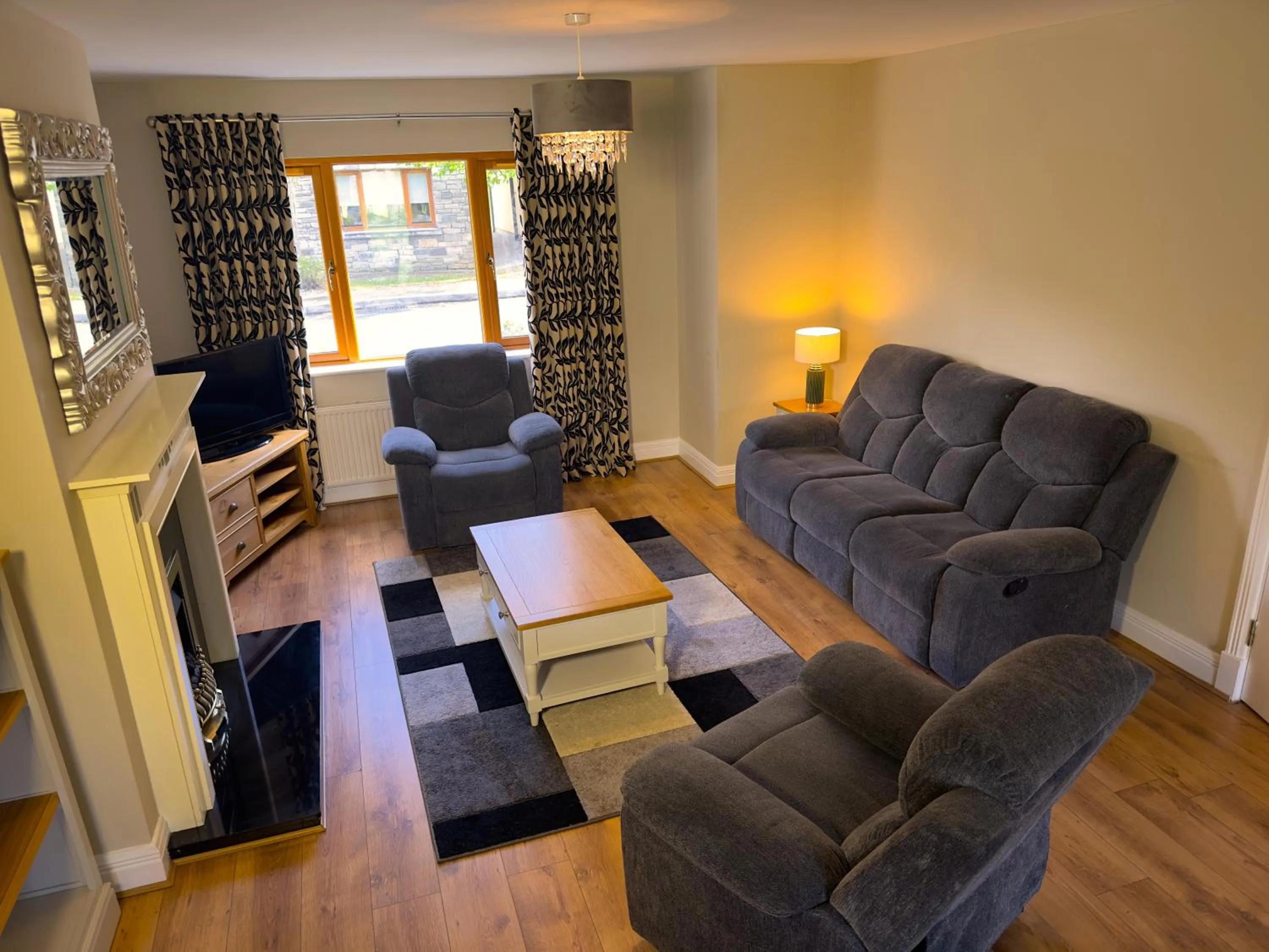 Living room in Lough Rynn Castle