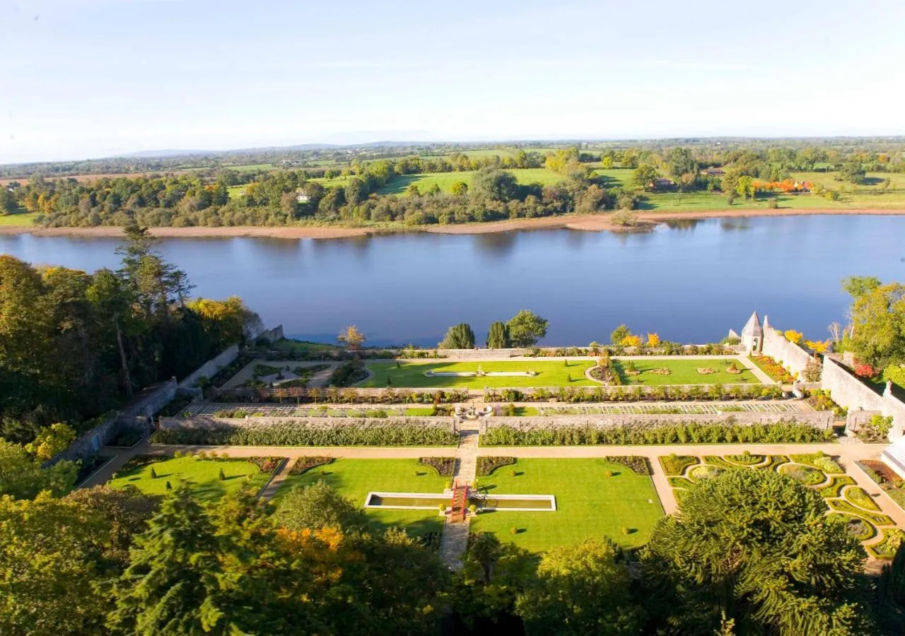 Bird's eye view in Lough Rynn Castle