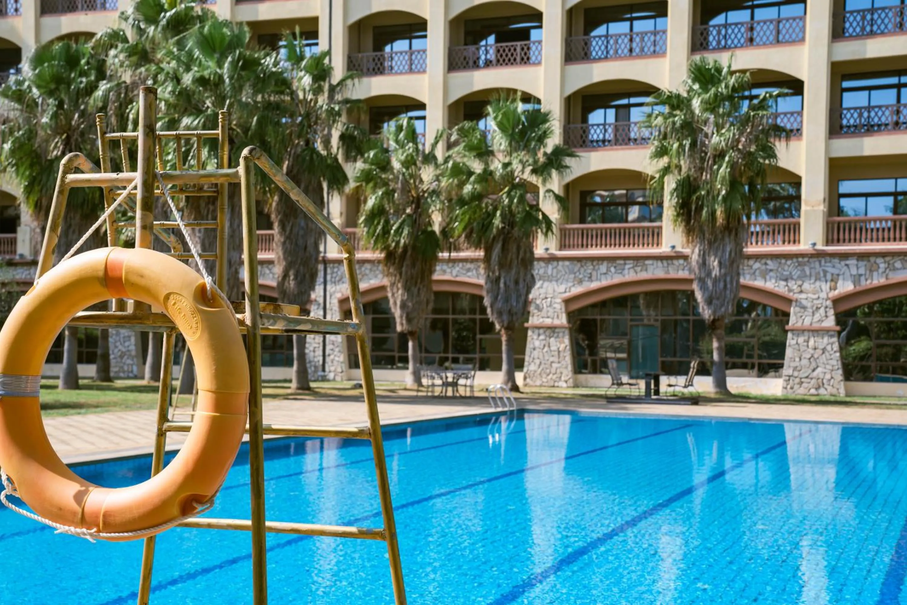 Pool view in Xiamen Royal Victoria Hotel