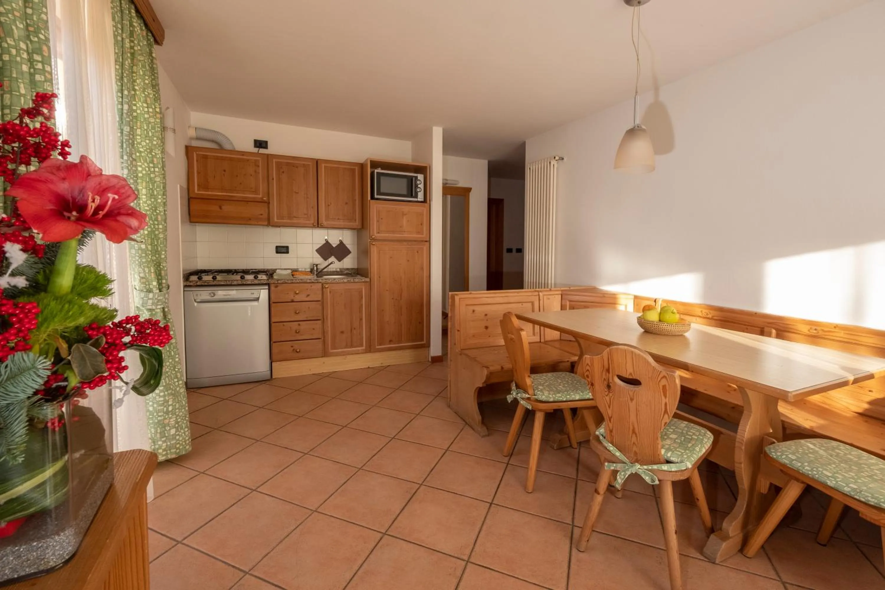 Kitchen or kitchenette in Residence Lagorai - Fiemme Holidays