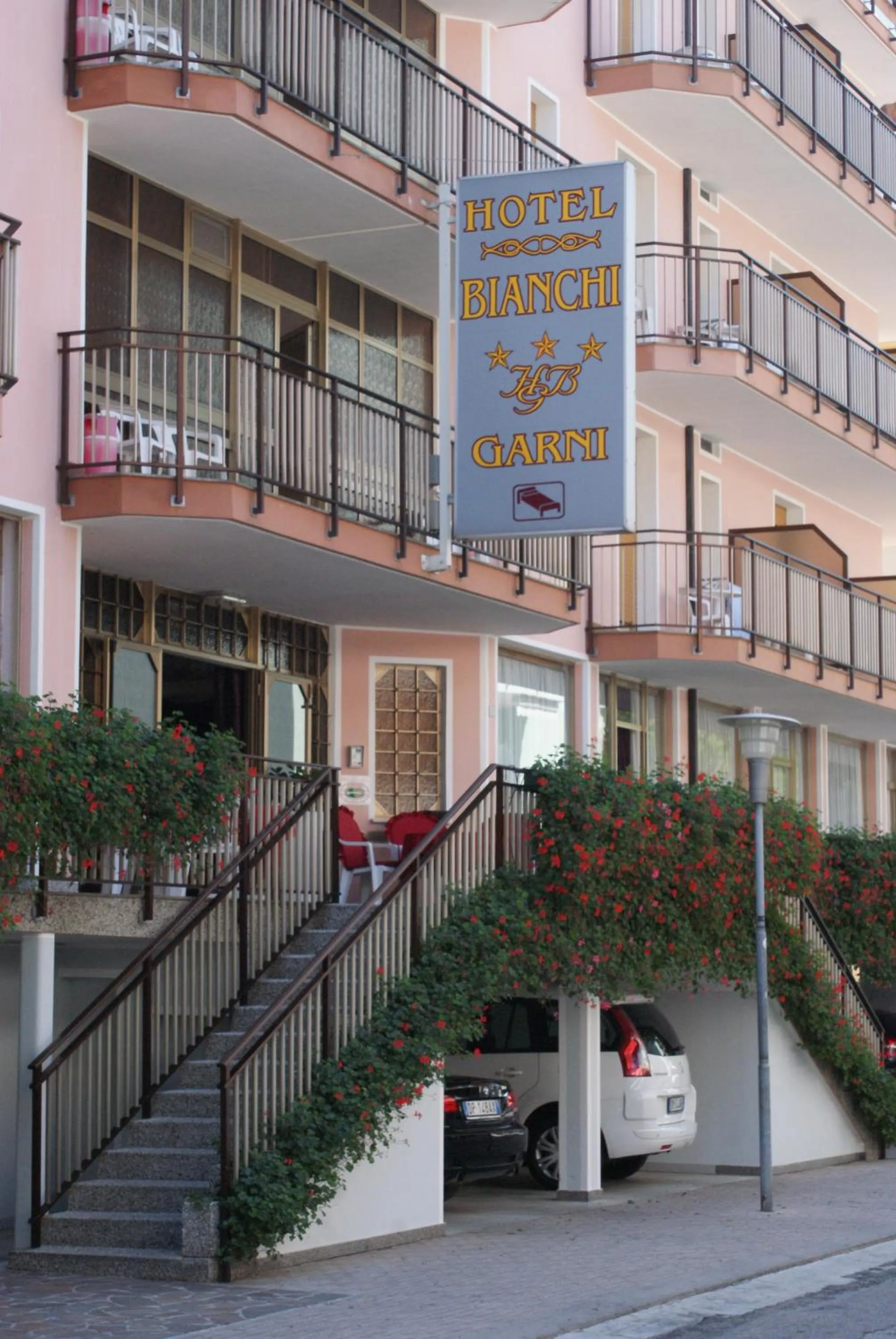 Facade/entrance in Hotel Bianchi