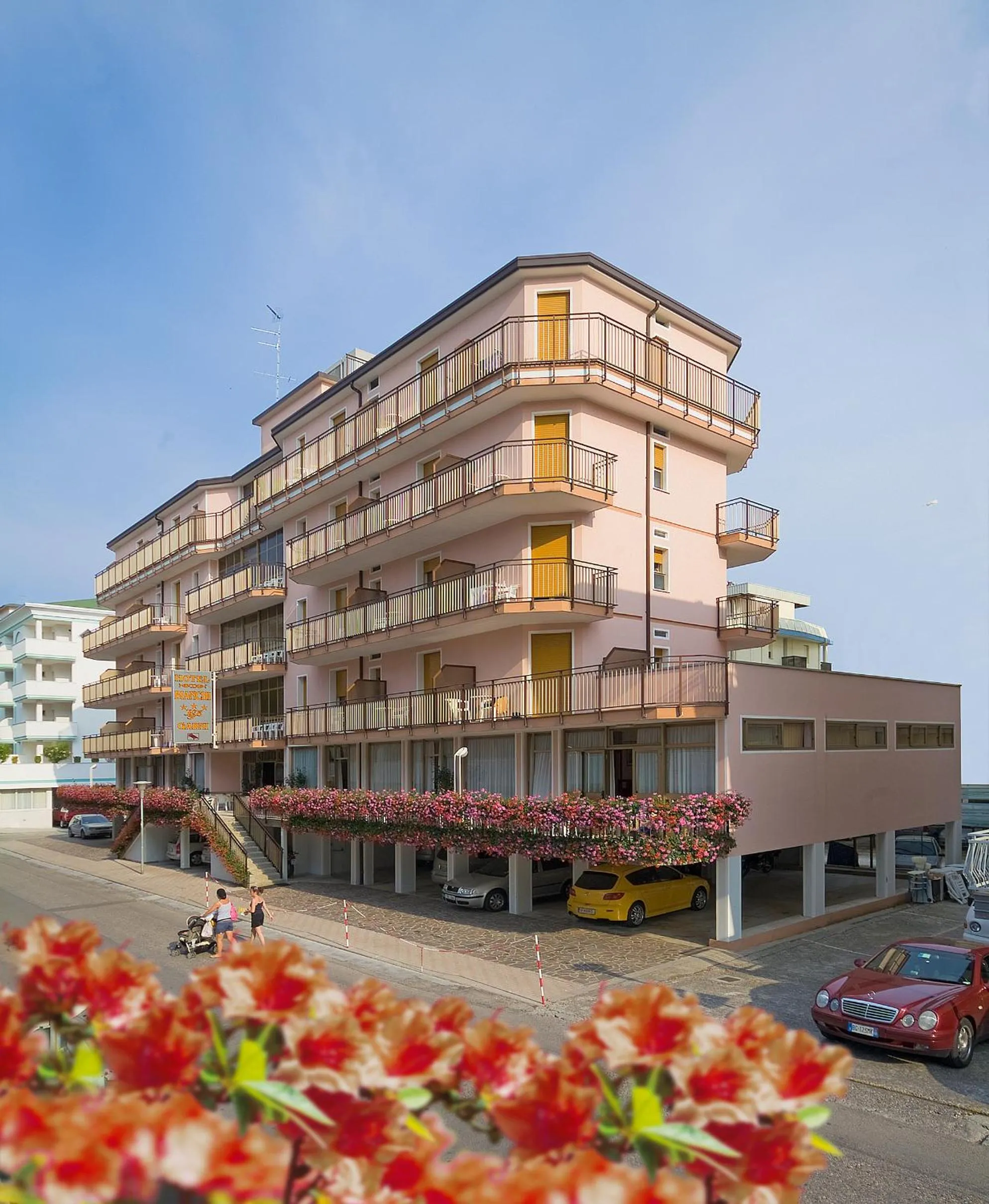 Facade/entrance in Hotel Bianchi