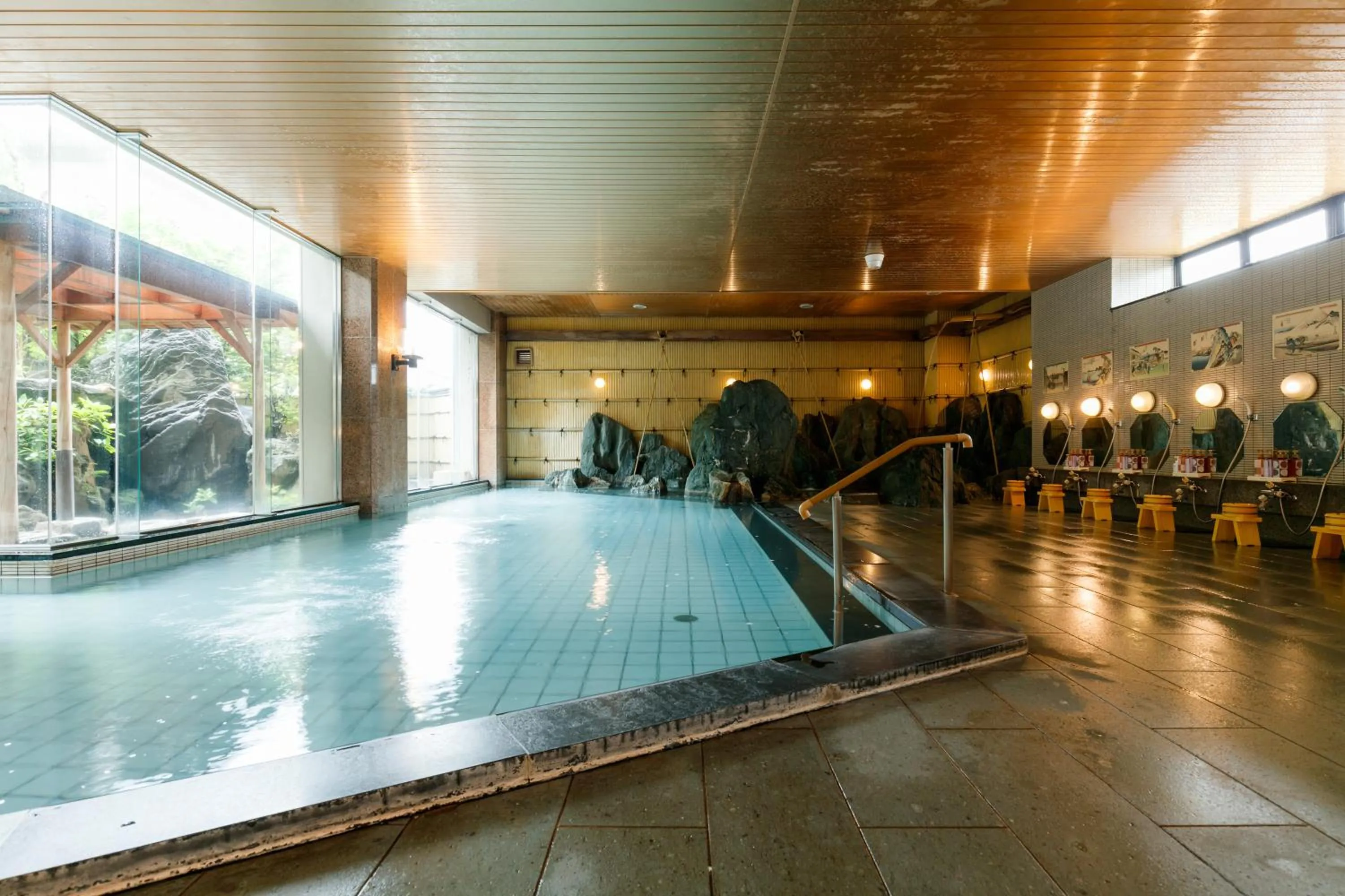 Hot Spring Bath in Awazuonsen Kitahachi