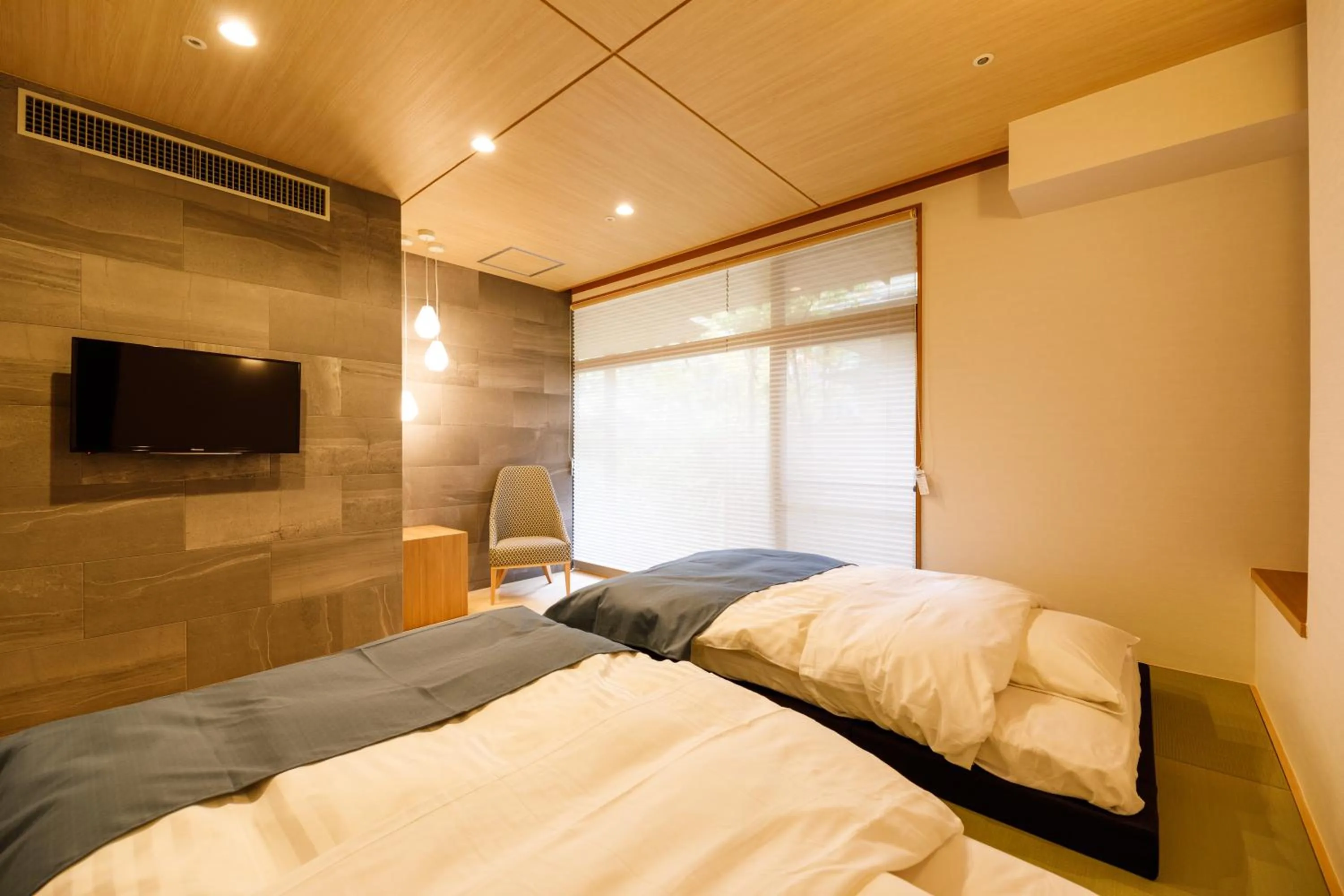 Photo of the whole room, Bed in Awazuonsen Kitahachi