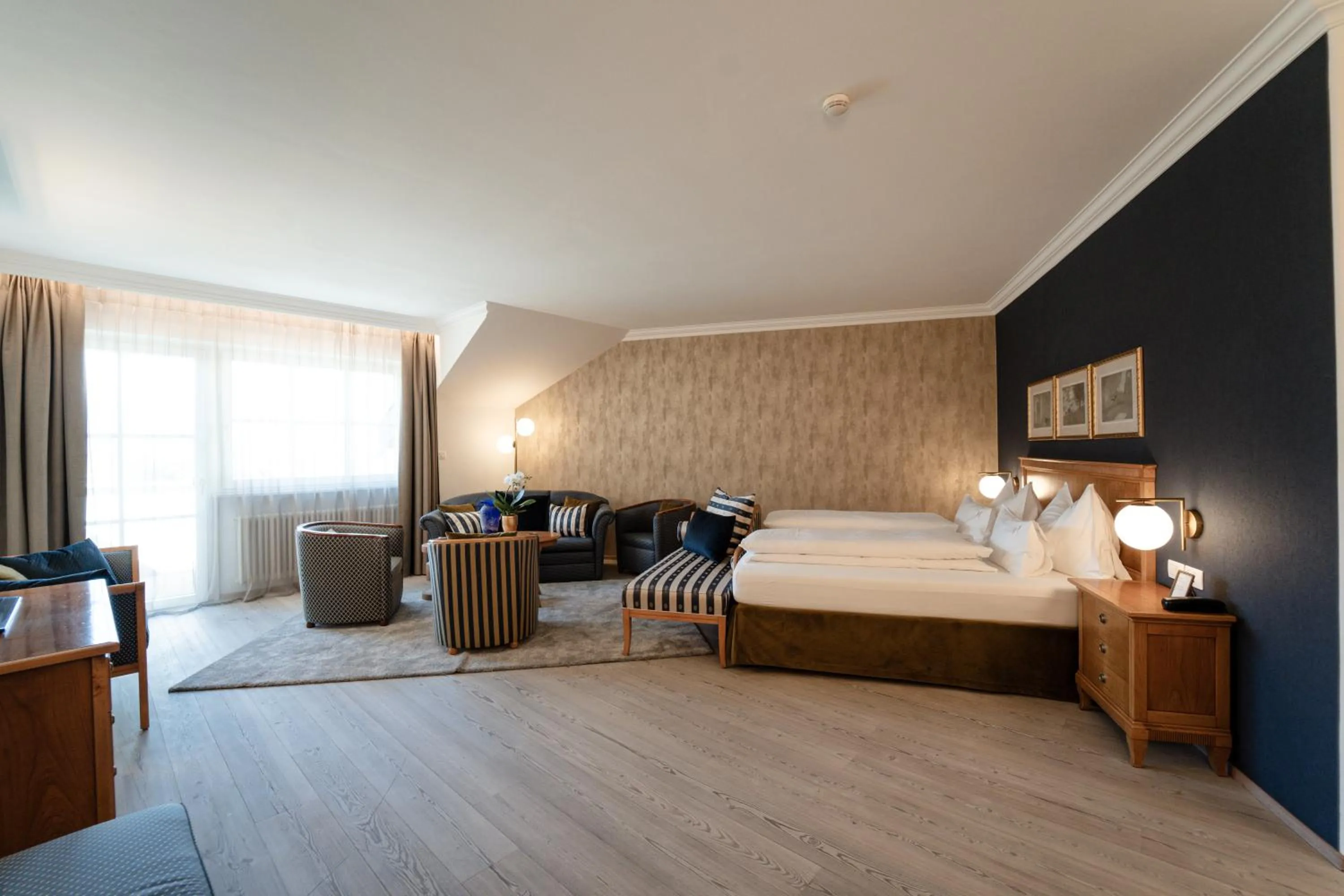 Bed in Hotel Hanswirt