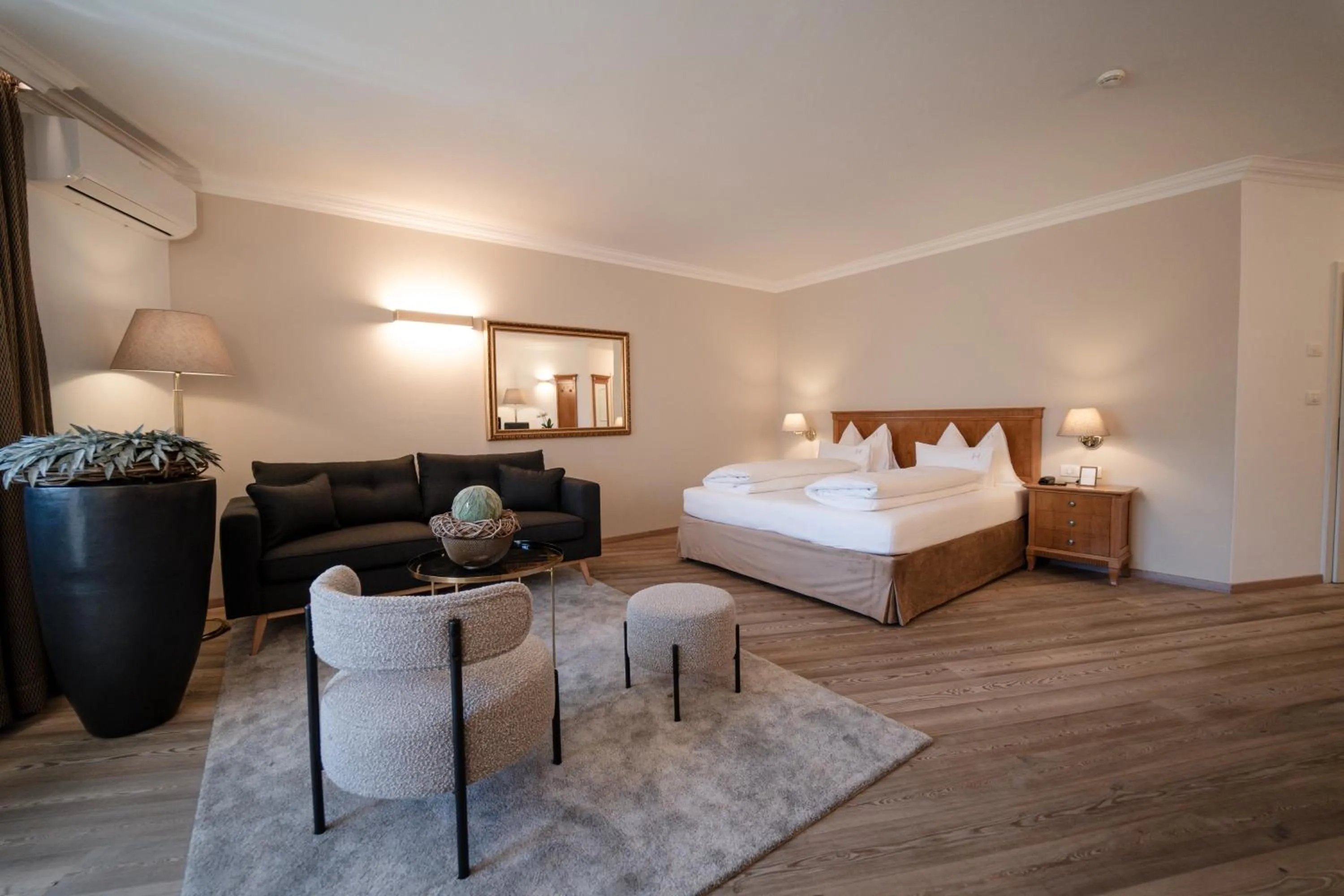 Bed in Hotel Hanswirt