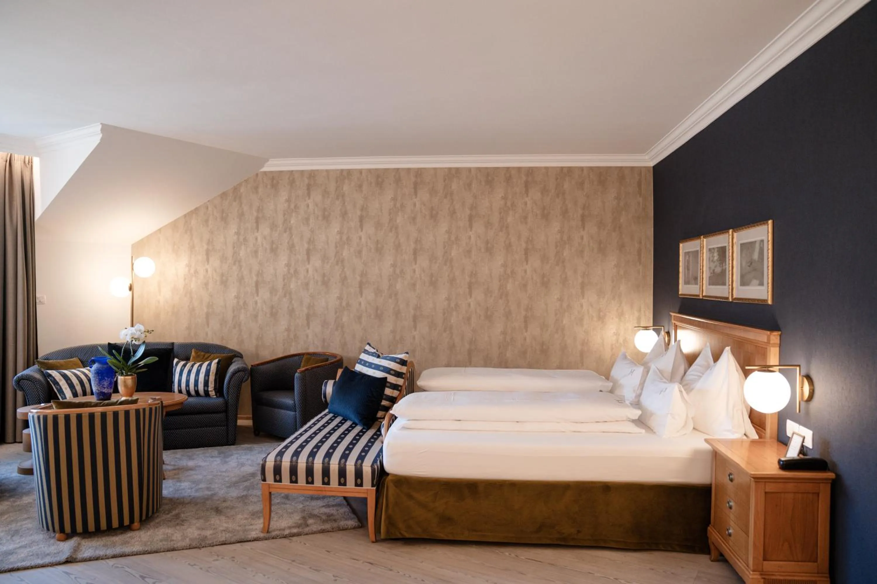 Bed in Hotel Hanswirt