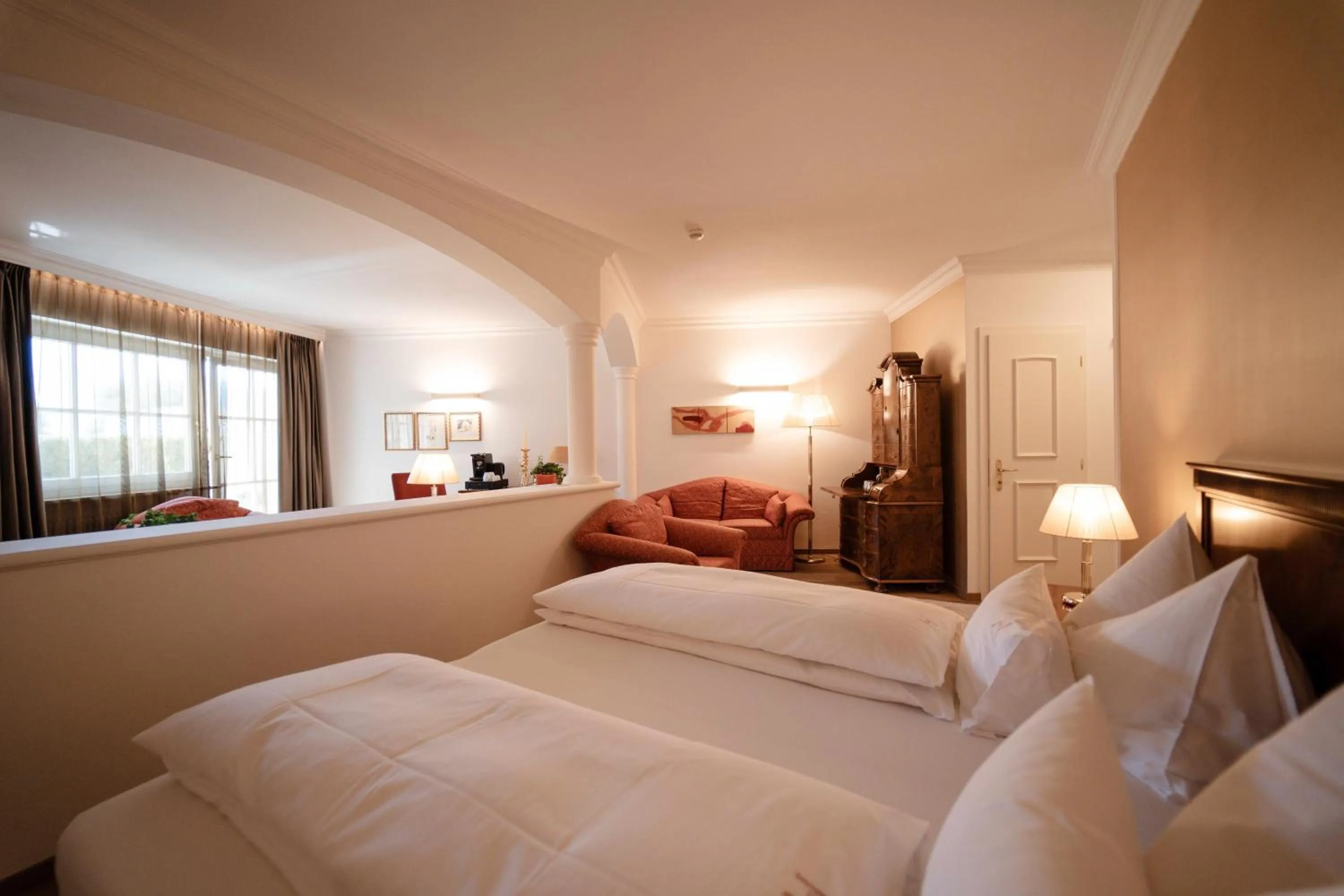 Bed in Hotel Hanswirt