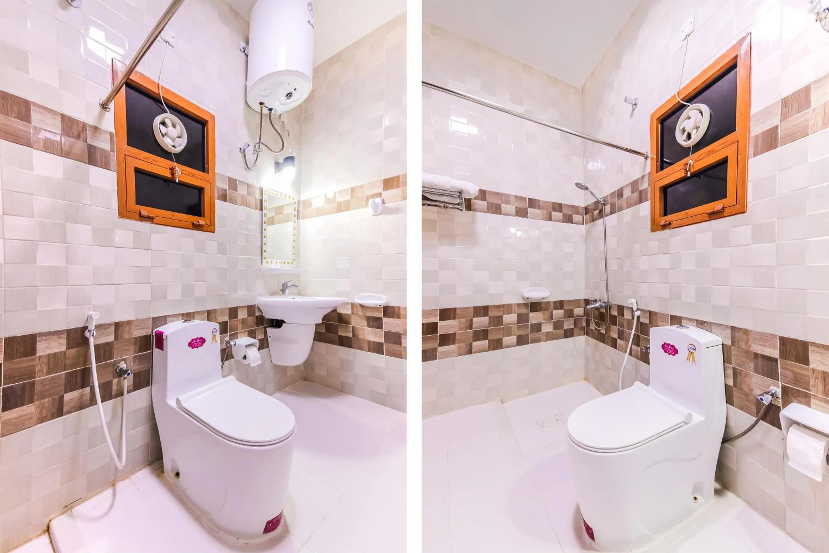 Bathroom in Ras Al Hadd Waves Hotel