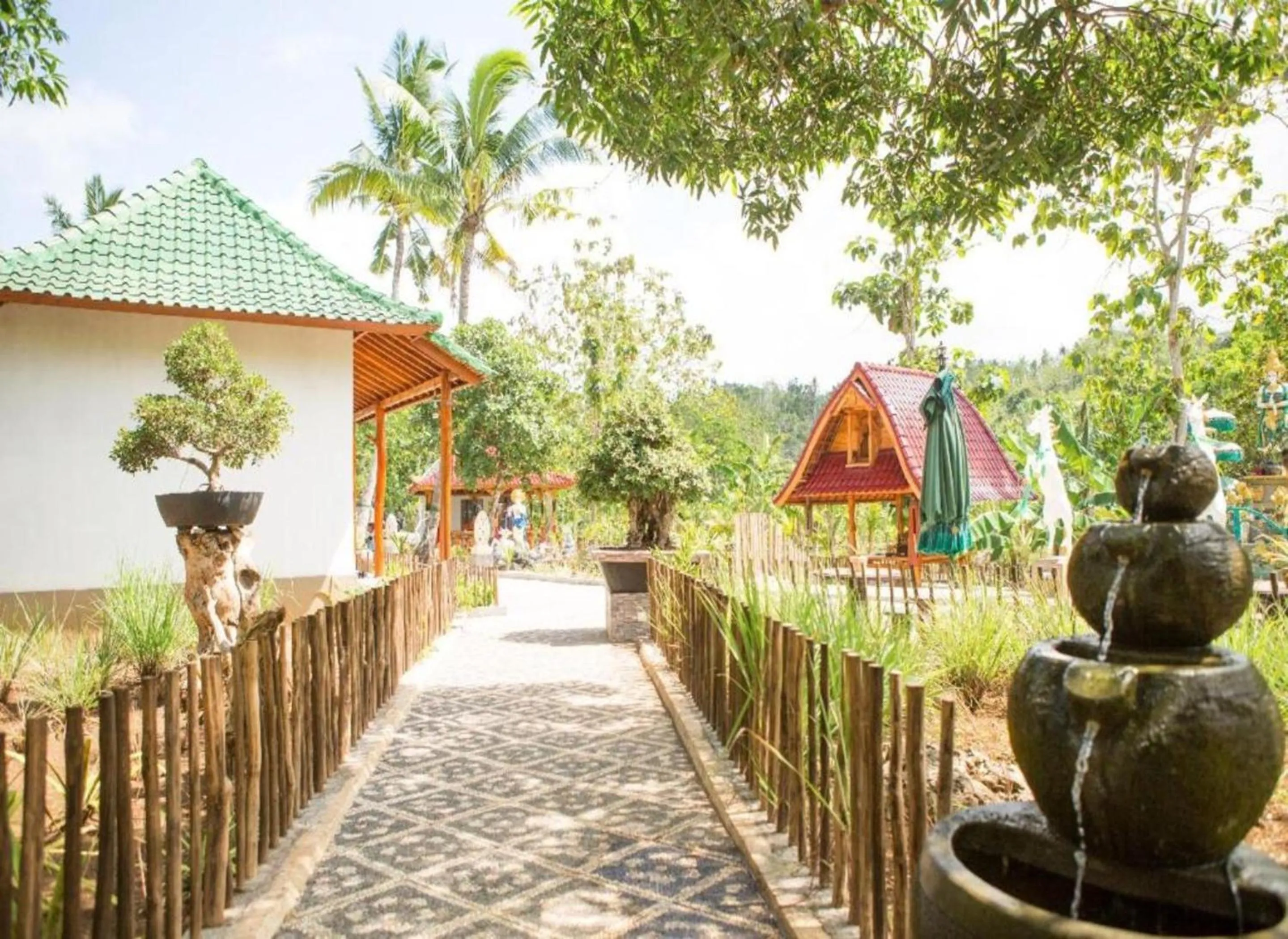 Facade/entrance in Green Kubu Asri Villa