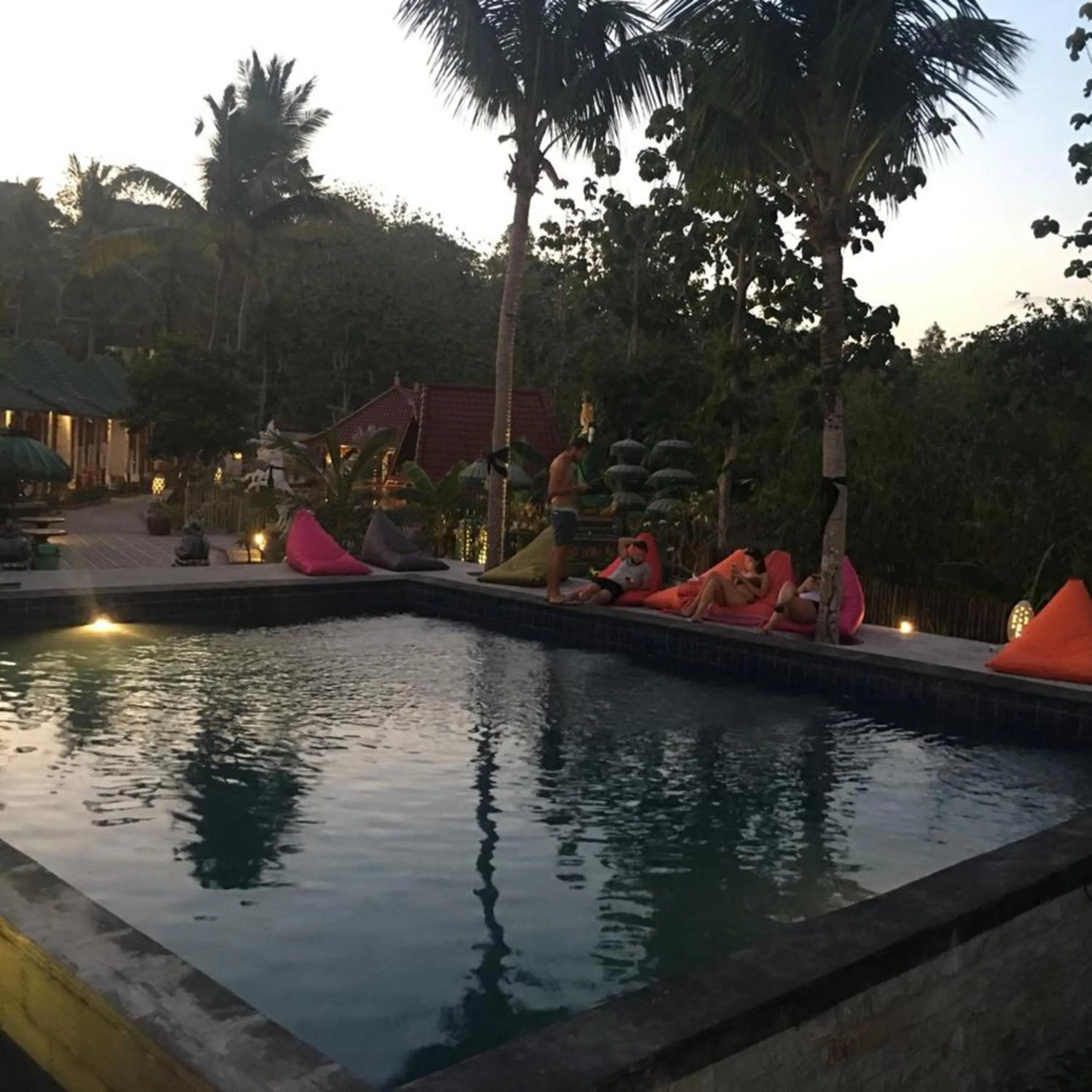 Swimming pool in Green Kubu Asri Villa