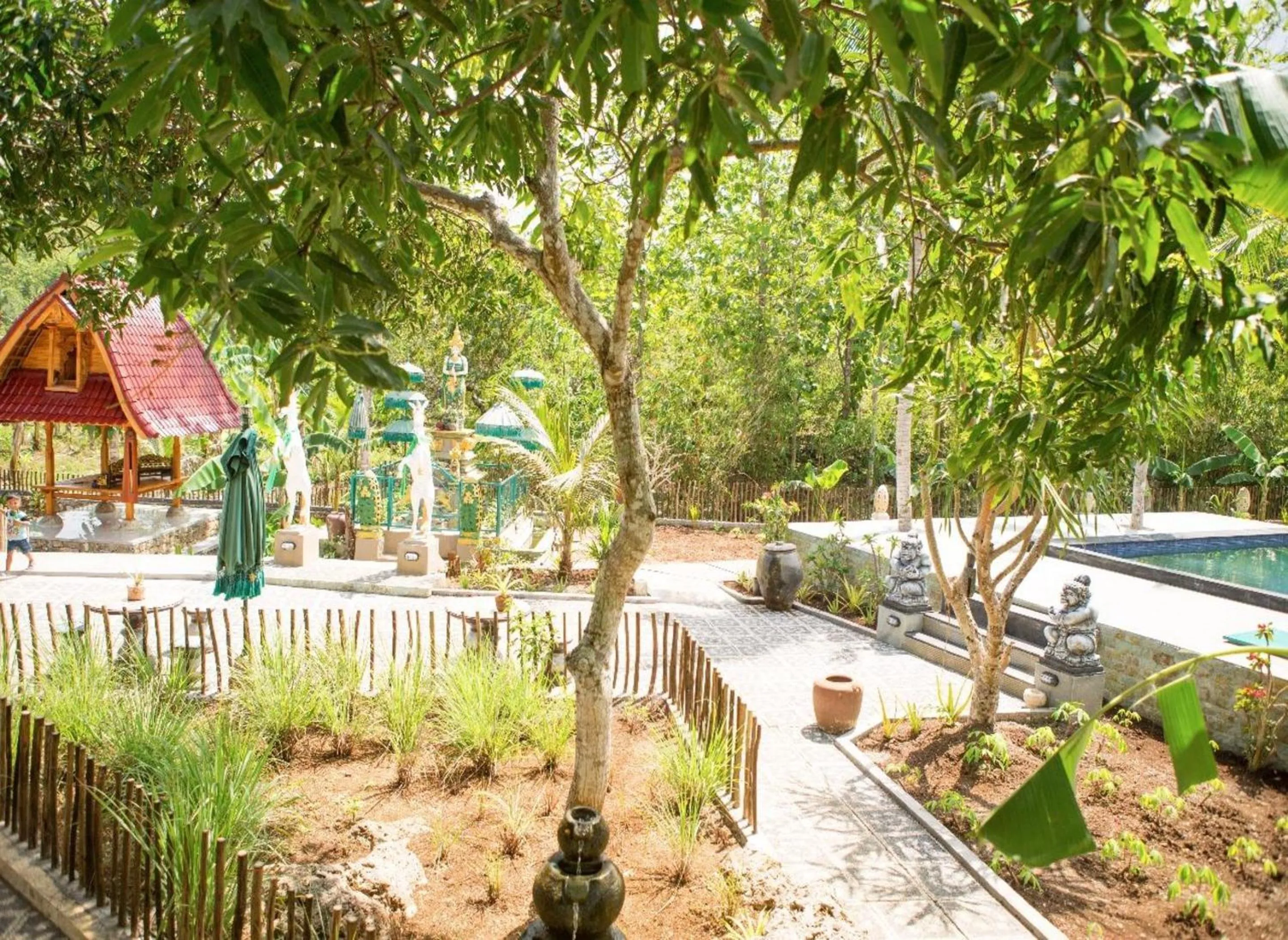 Facade/entrance in Green Kubu Asri Villa