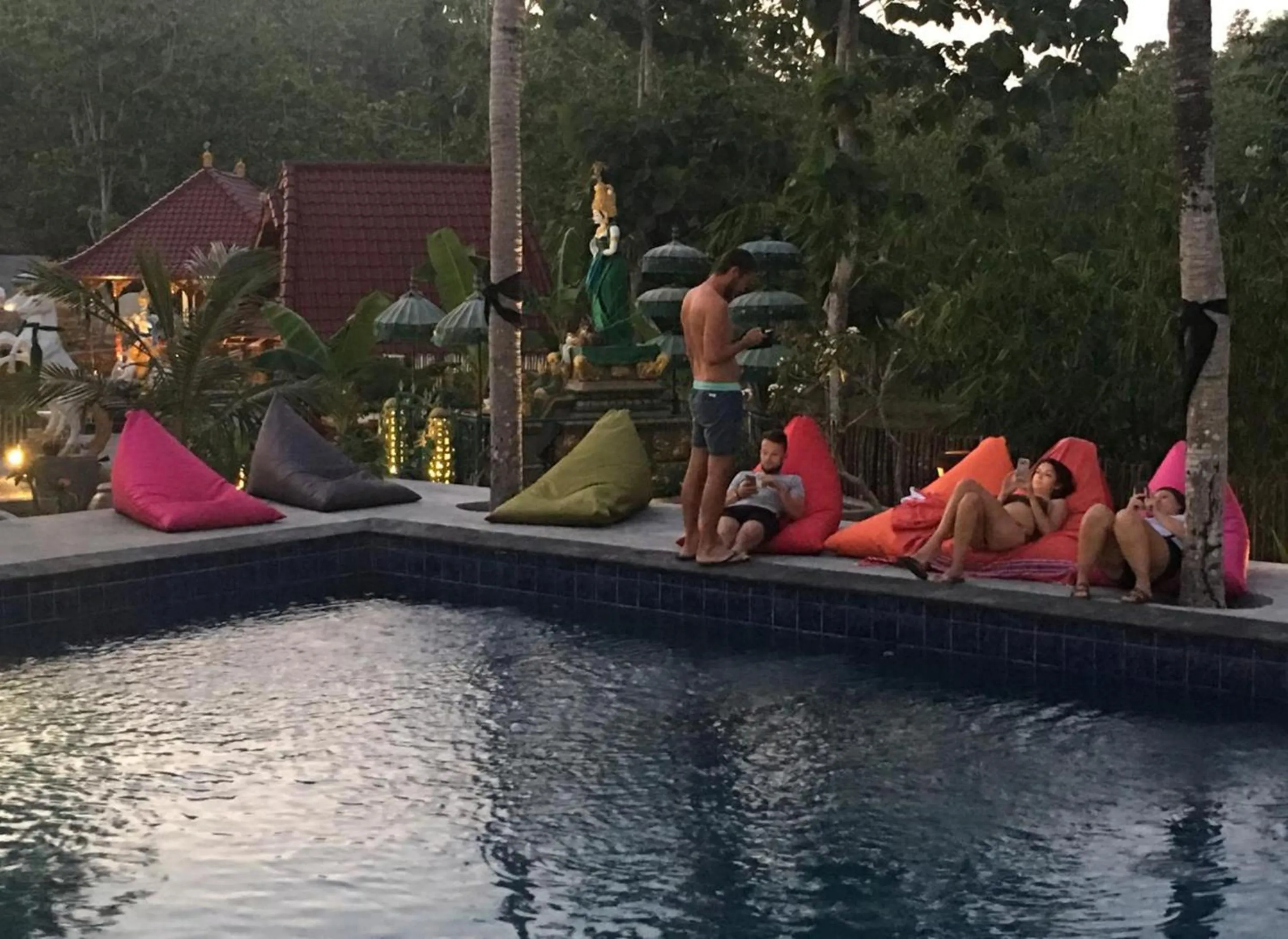 Swimming pool in Green Kubu Asri Villa