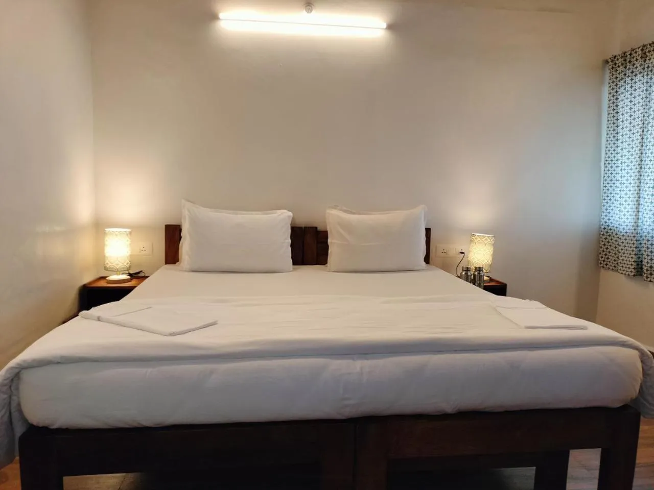 Bed in OmBodhi Retreat