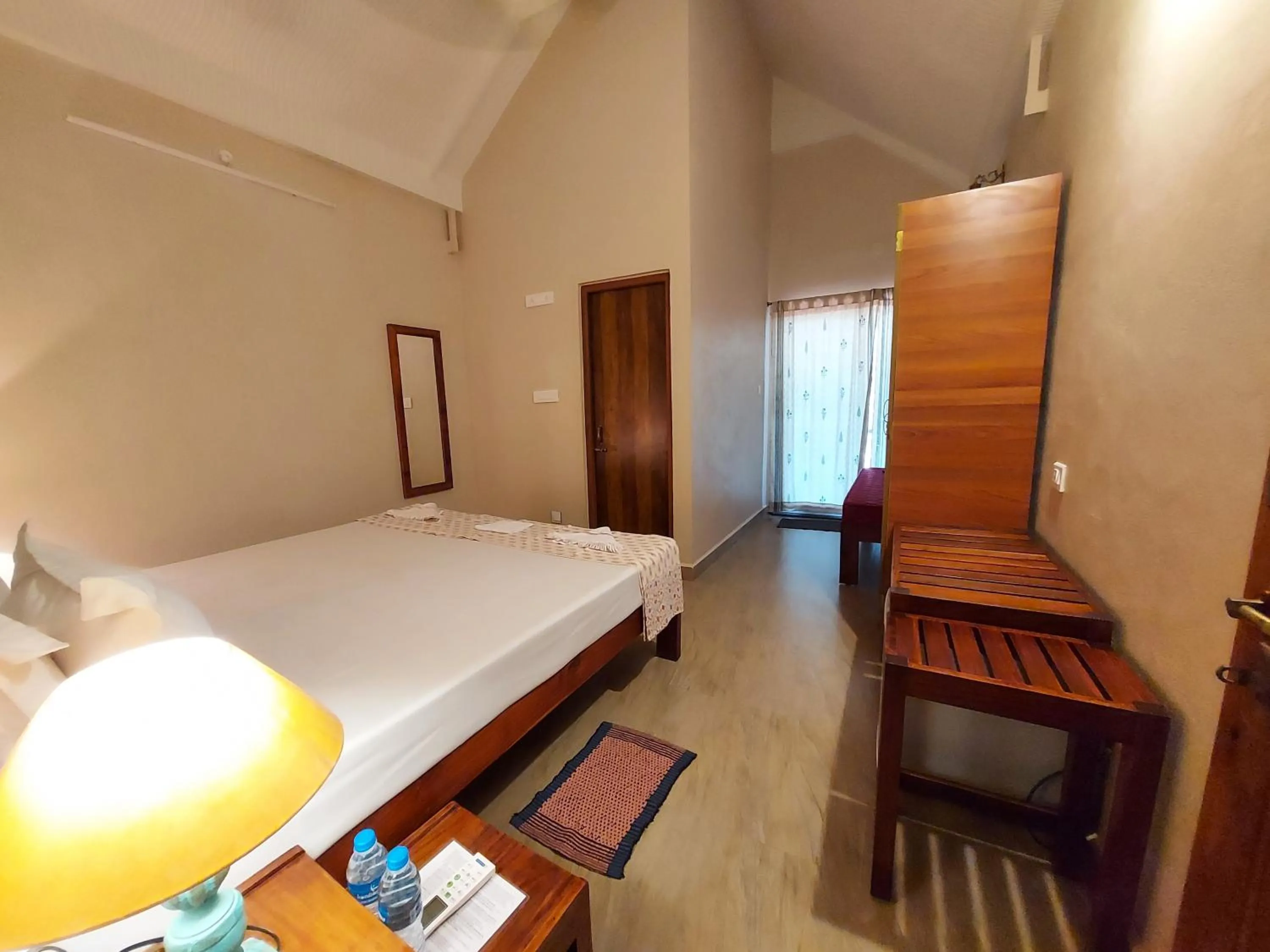 Bed in OmBodhi Retreat