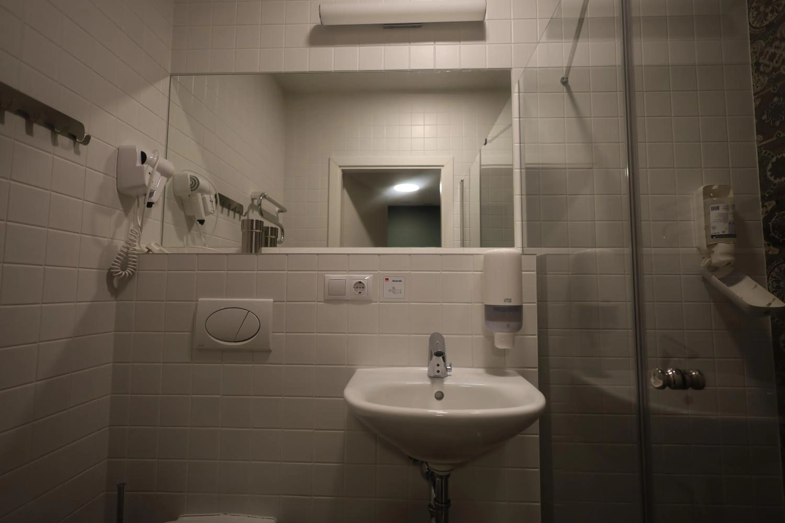 Shower in Stay Vilnius Hotel