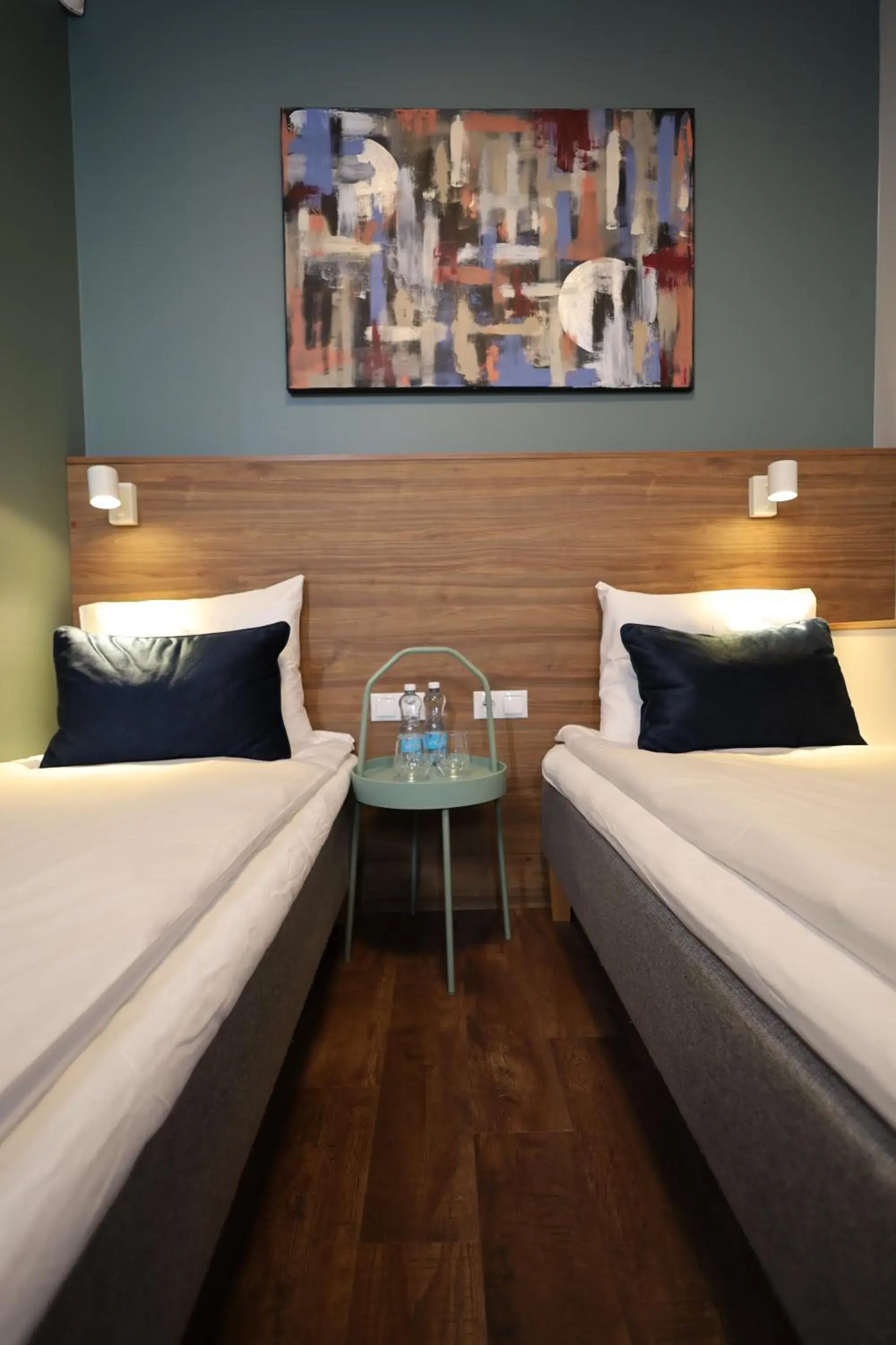 Twin Room with Bathroom in Stay Vilnius Hotel Twin Room with Bathroom in Stay Vilnius Hotel