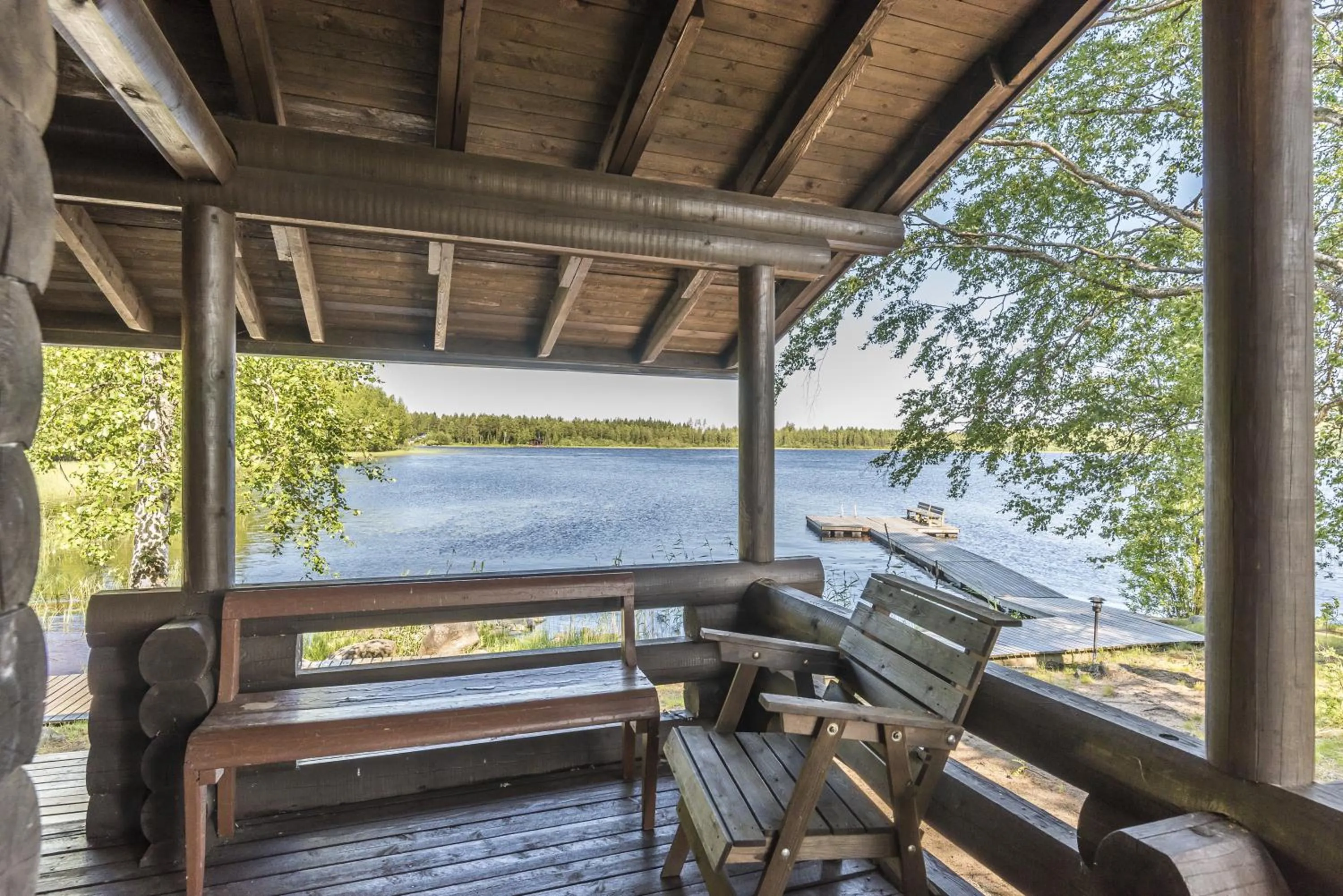 Lake view in Hyvölän Talo