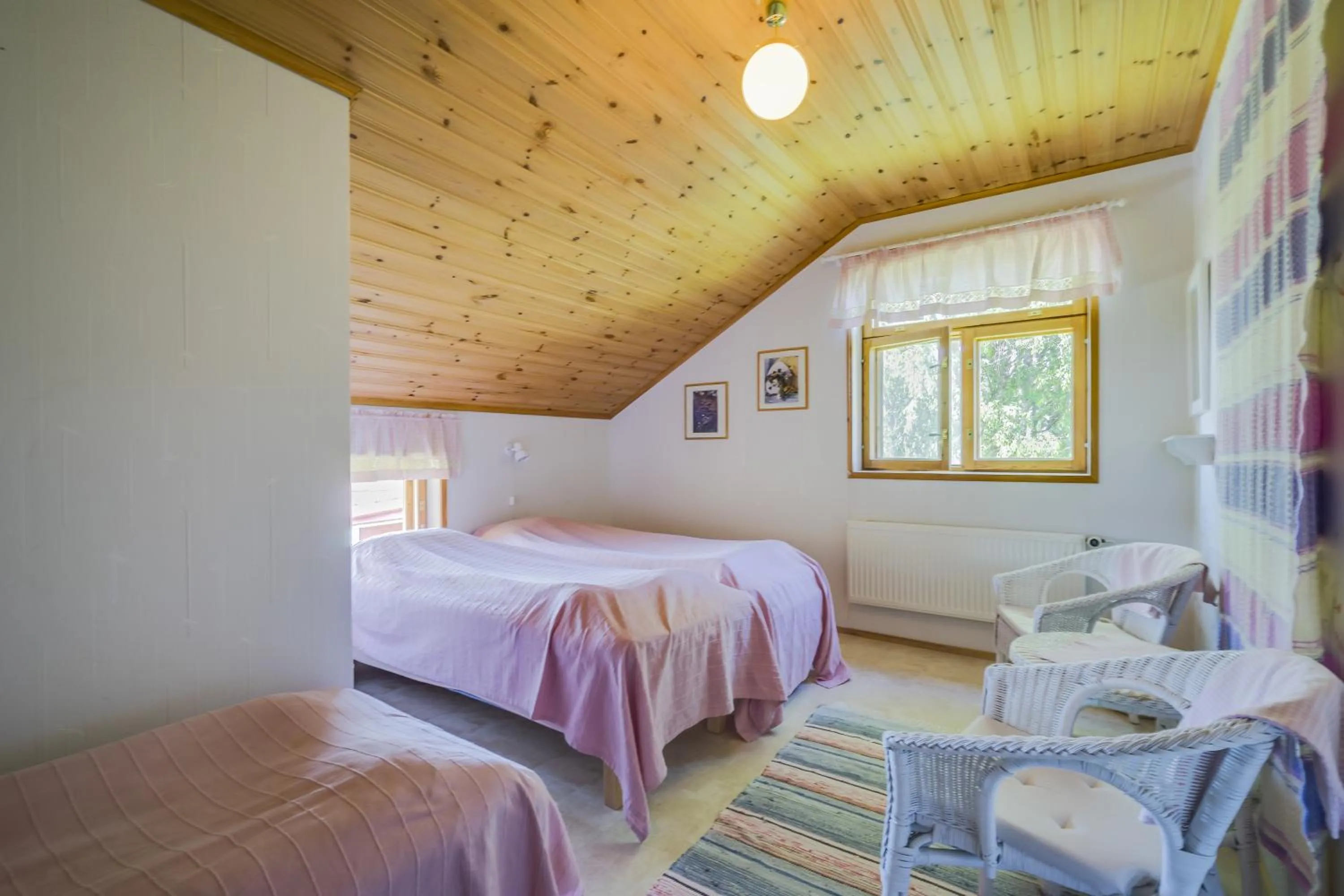 Photo of the whole room in Hyvölän Talo