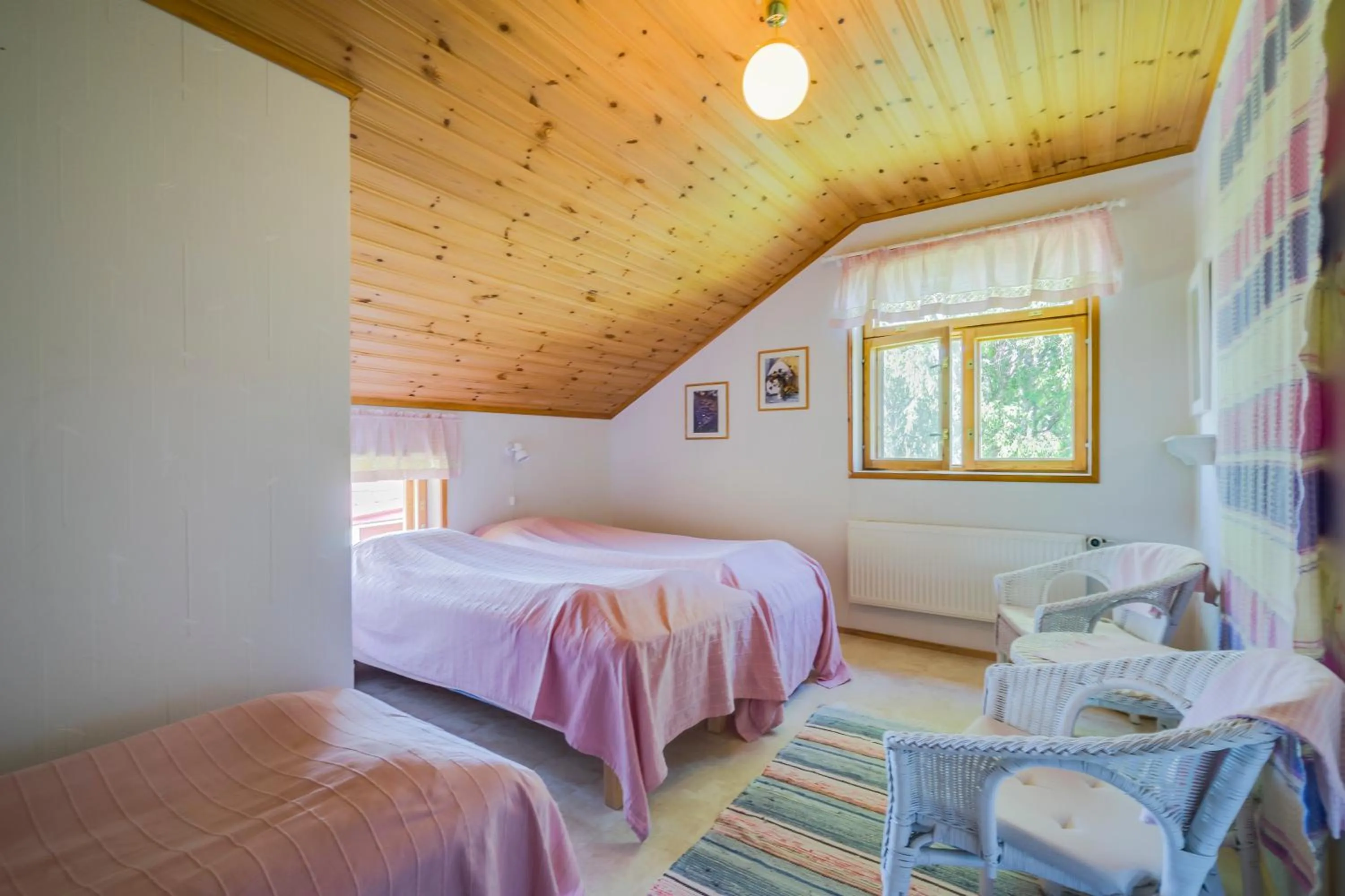 Photo of the whole room in Hyvölän Talo