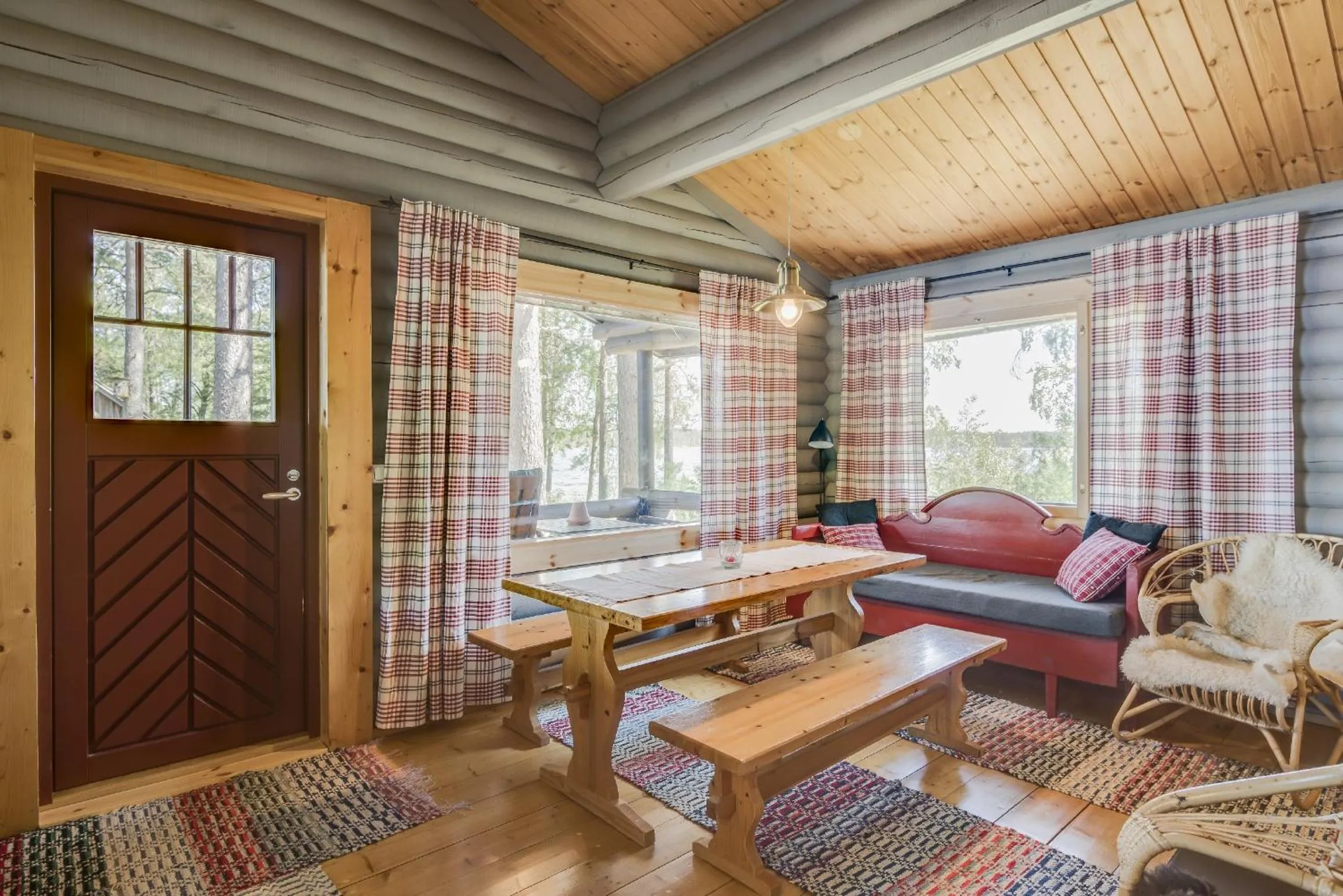 Living room in Hyvölän Talo