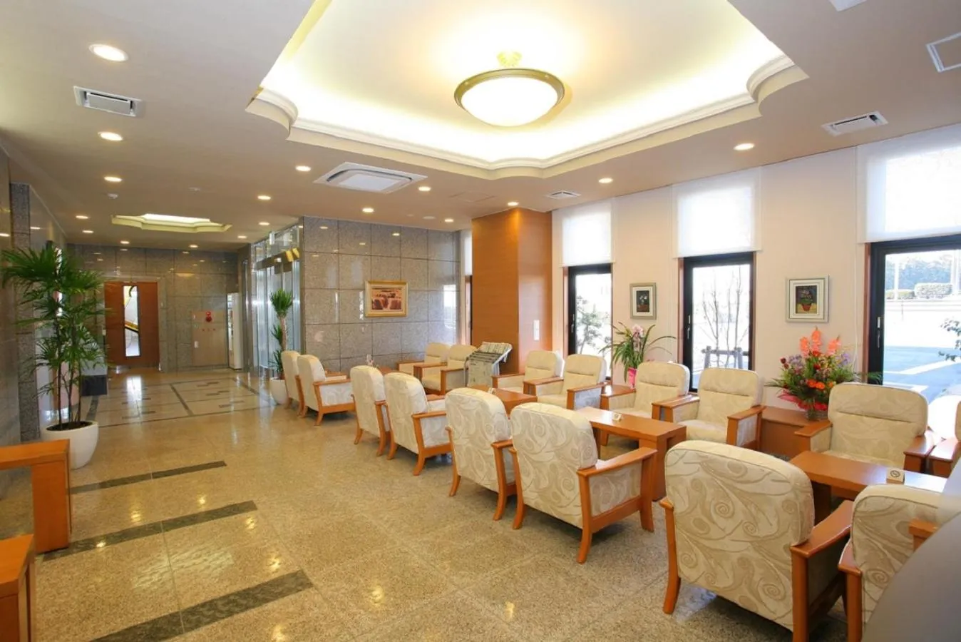 Lobby or reception in Hotel Route-inn Koriyama Inter