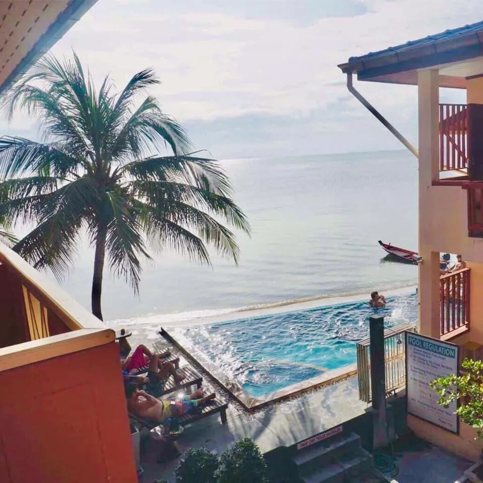 Swimming pool in Rin Bay View Resort