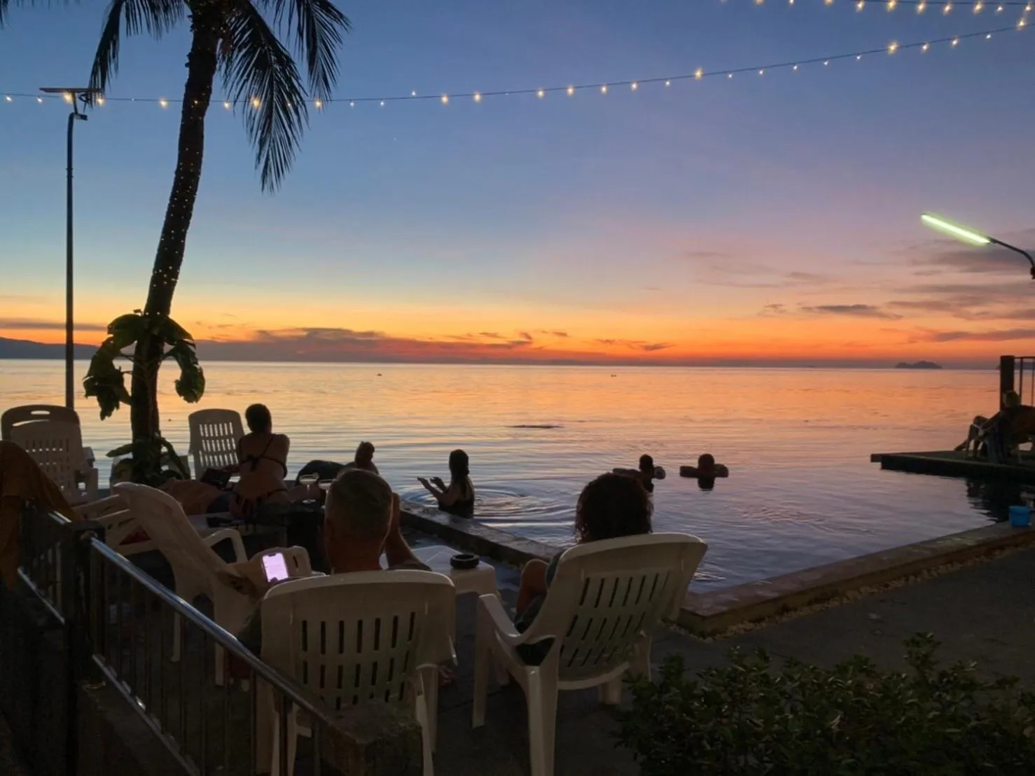 Swimming pool in Rin Bay View Resort