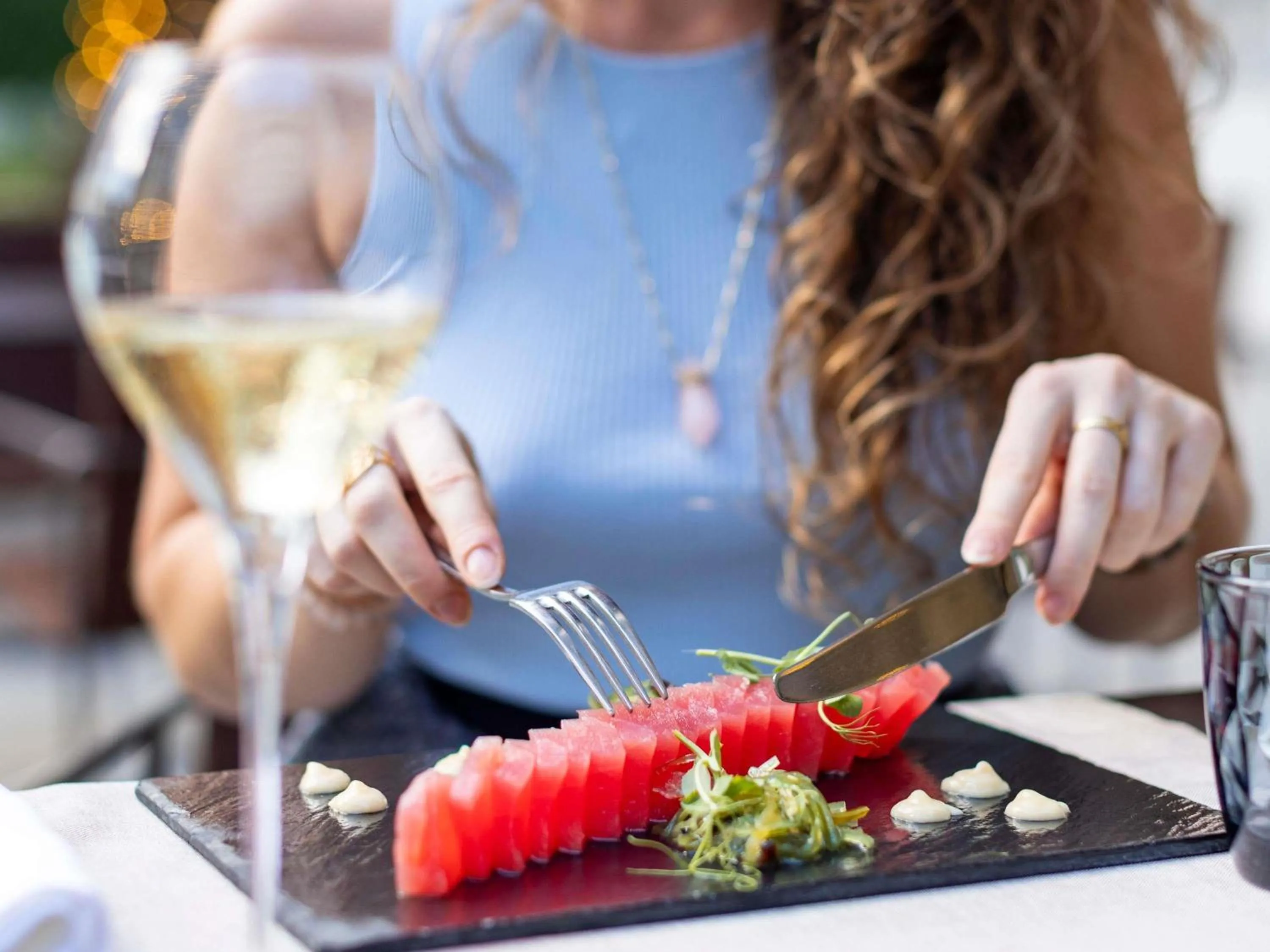 Restaurant/places to eat in Novotel Lugano Paradiso