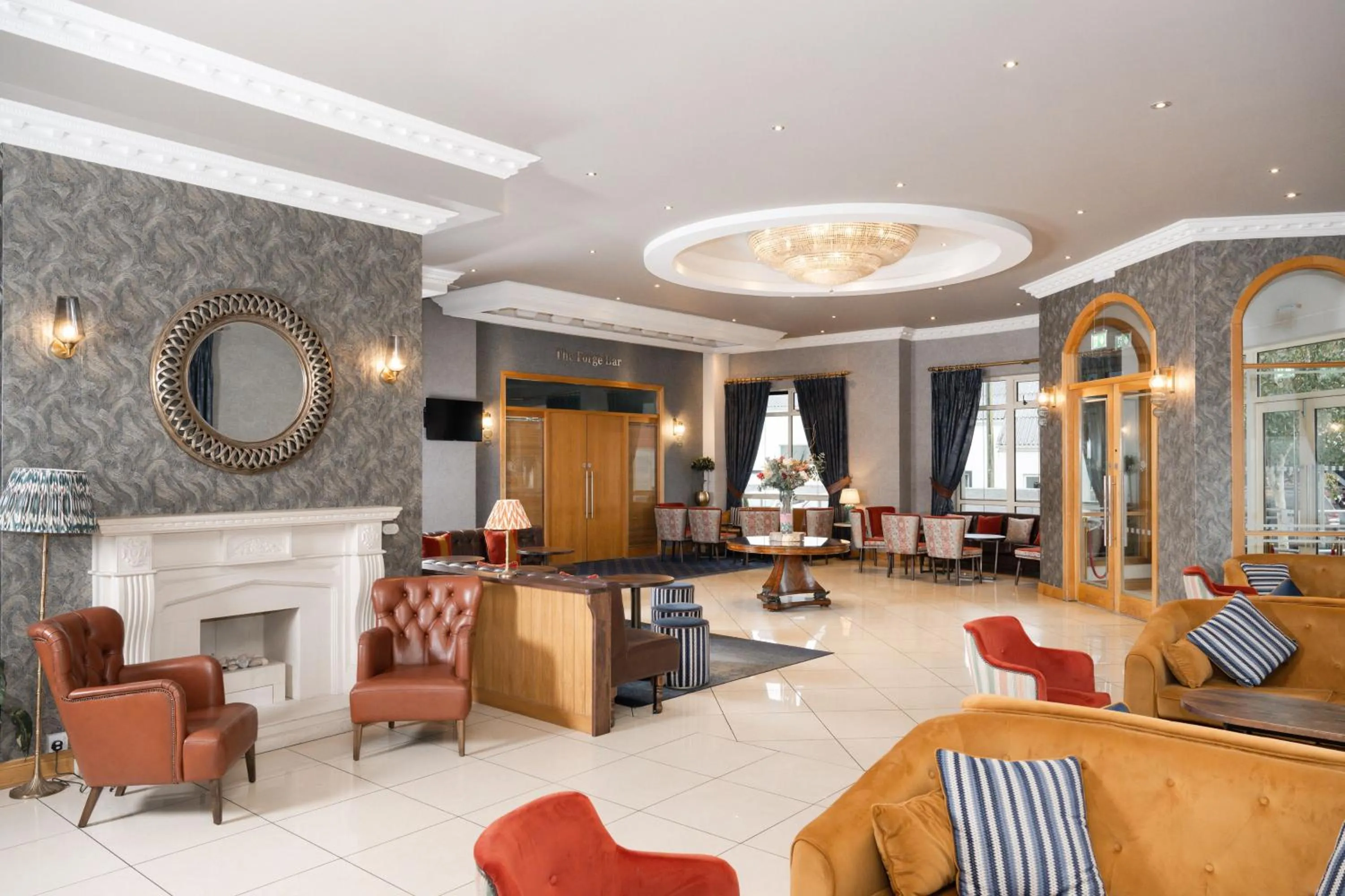 Lobby or reception in The Villa Rose Hotel & V-Spa