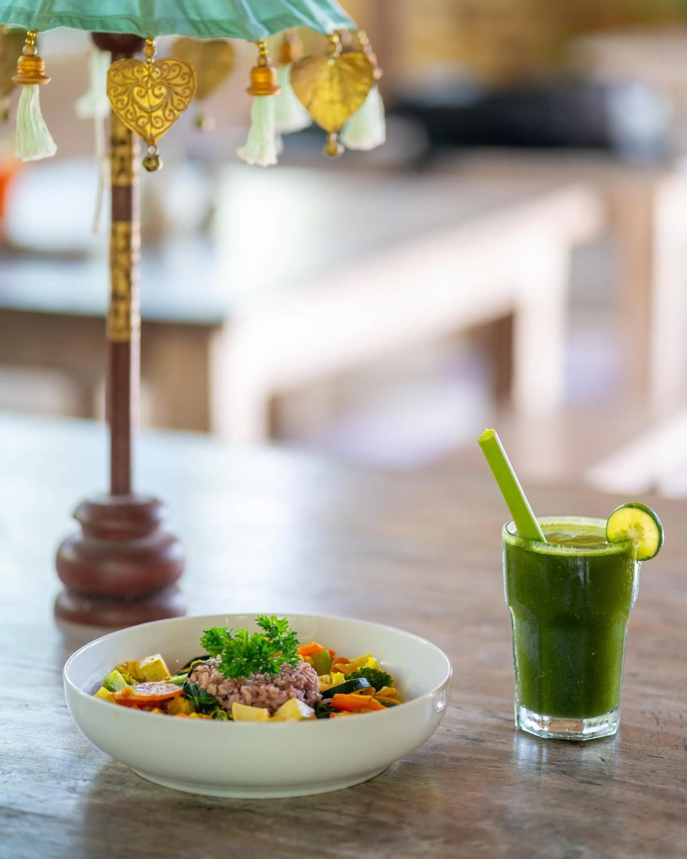 Food and drinks in The Shala Bali