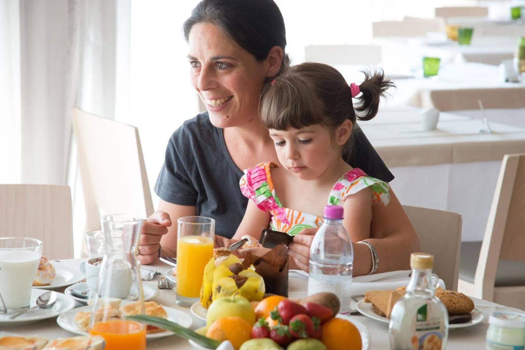 Continental breakfast in Hotel Riva del Sole