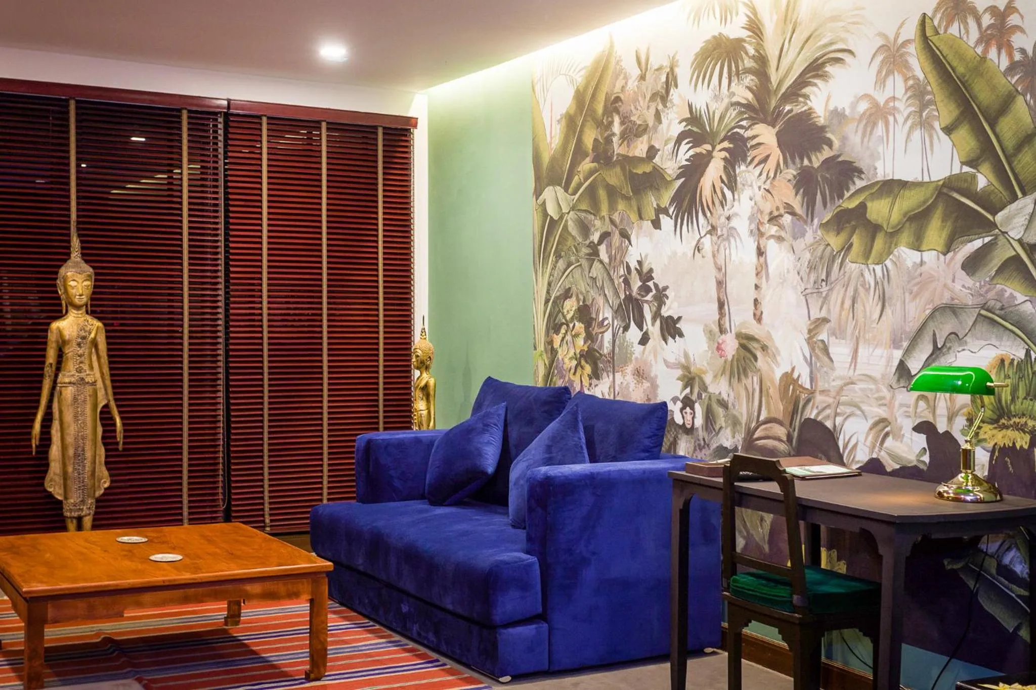 Seating area in Lao Poet Hotel