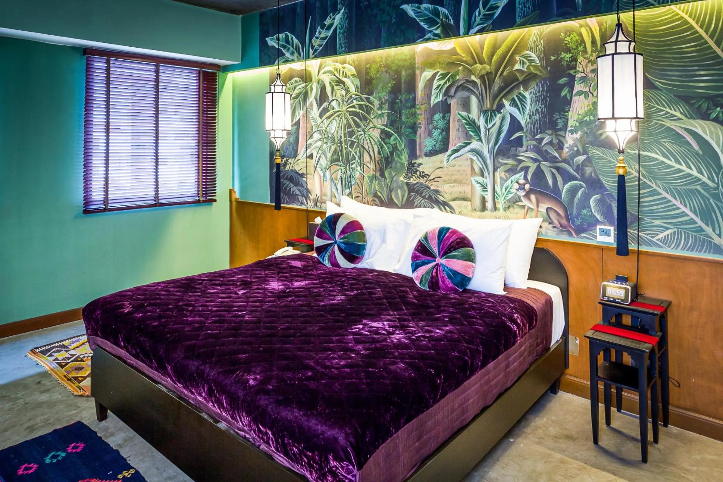 Photo of the whole room, Bed in Lao Poet Hotel