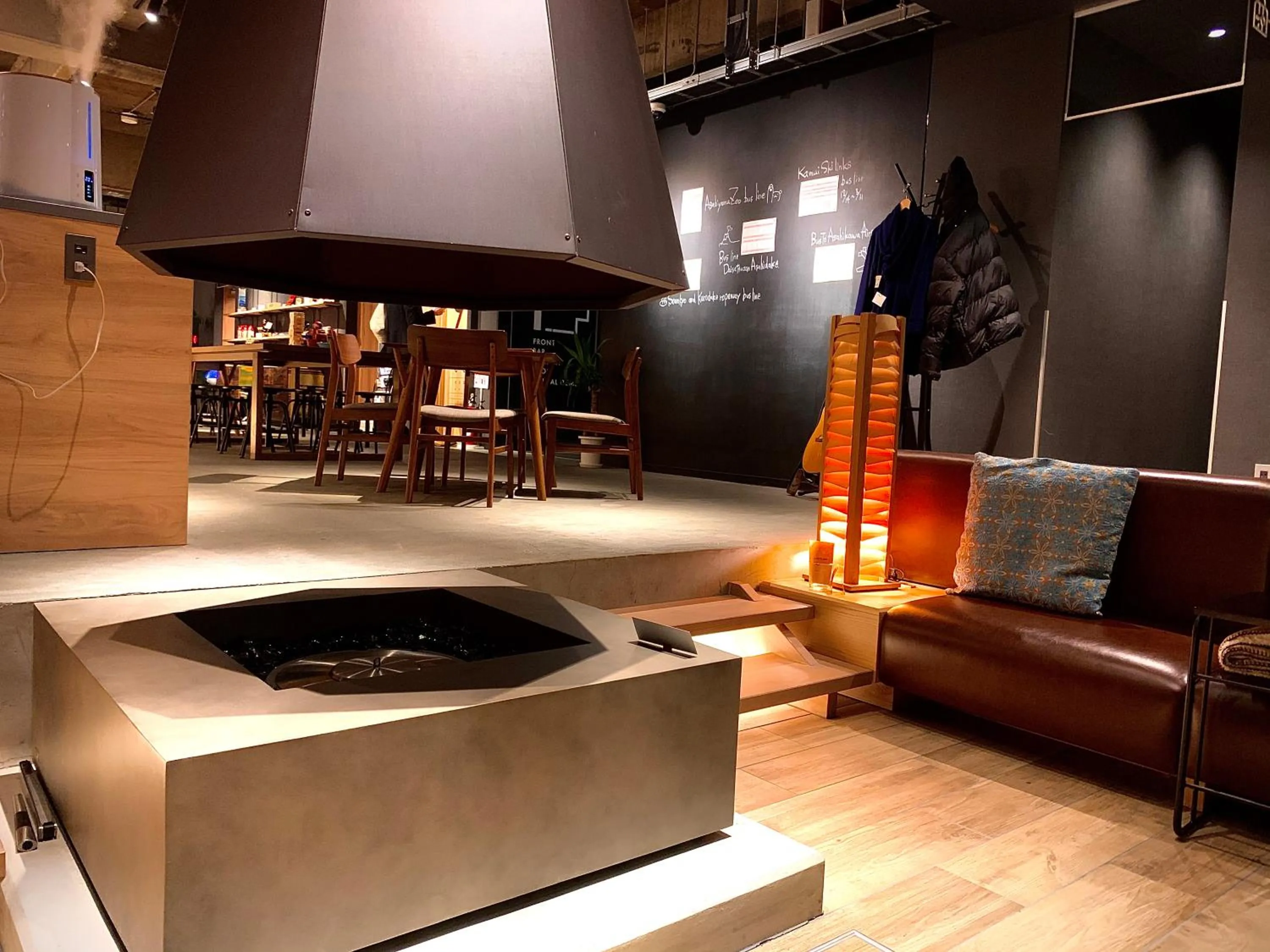 Communal lounge/ TV room in 9 C Hotel Asahikawa