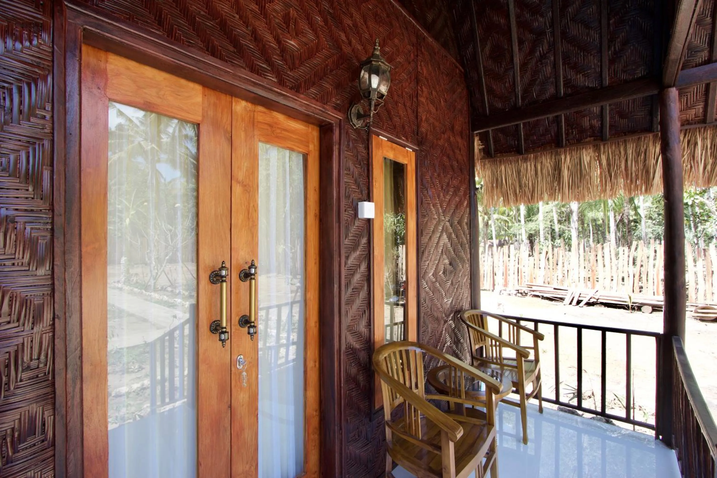 Balcony/Terrace in Kubu Artha Bungalow Nusa Penida