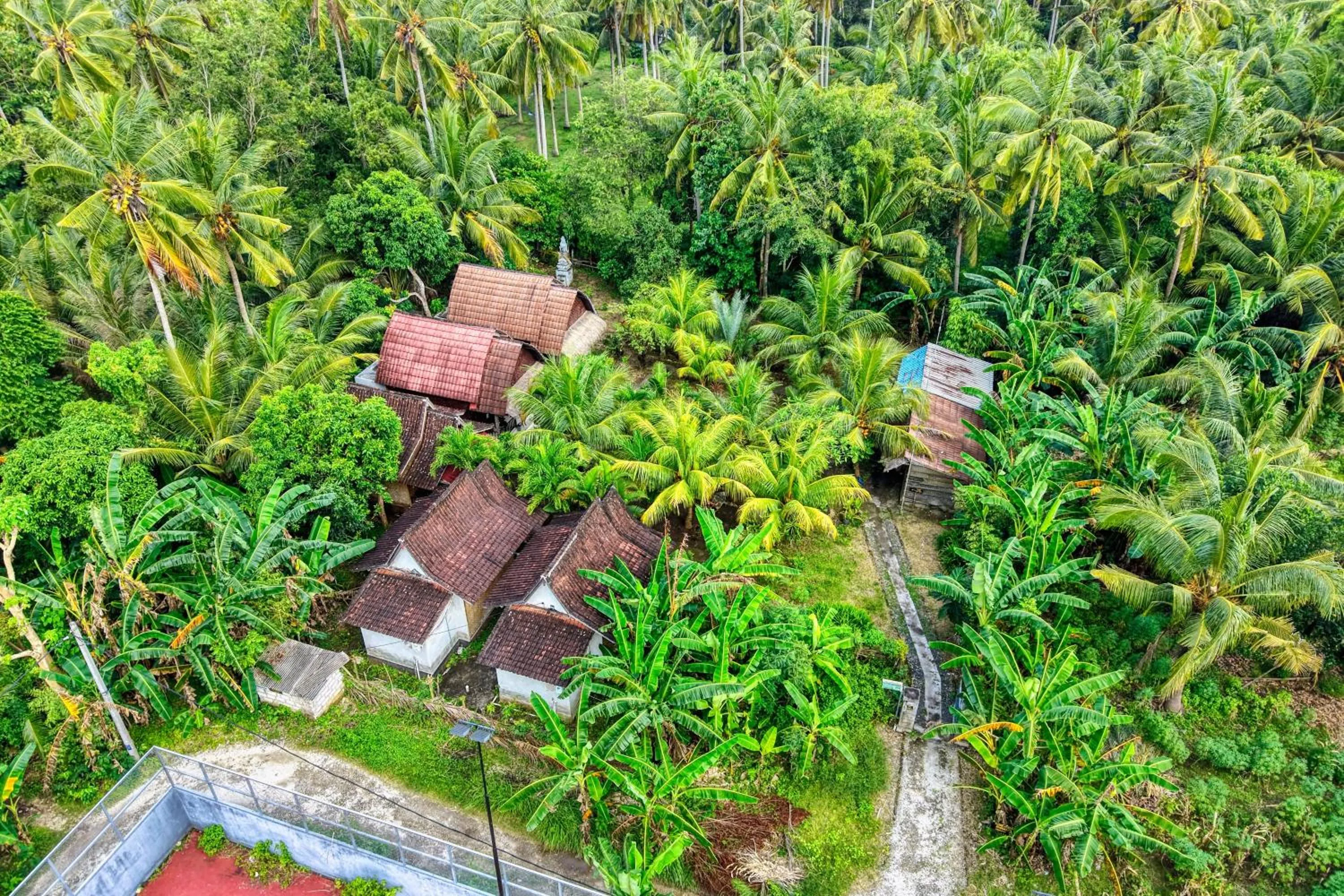Bird's eye view in Kubu Artha Bungalow Nusa Penida