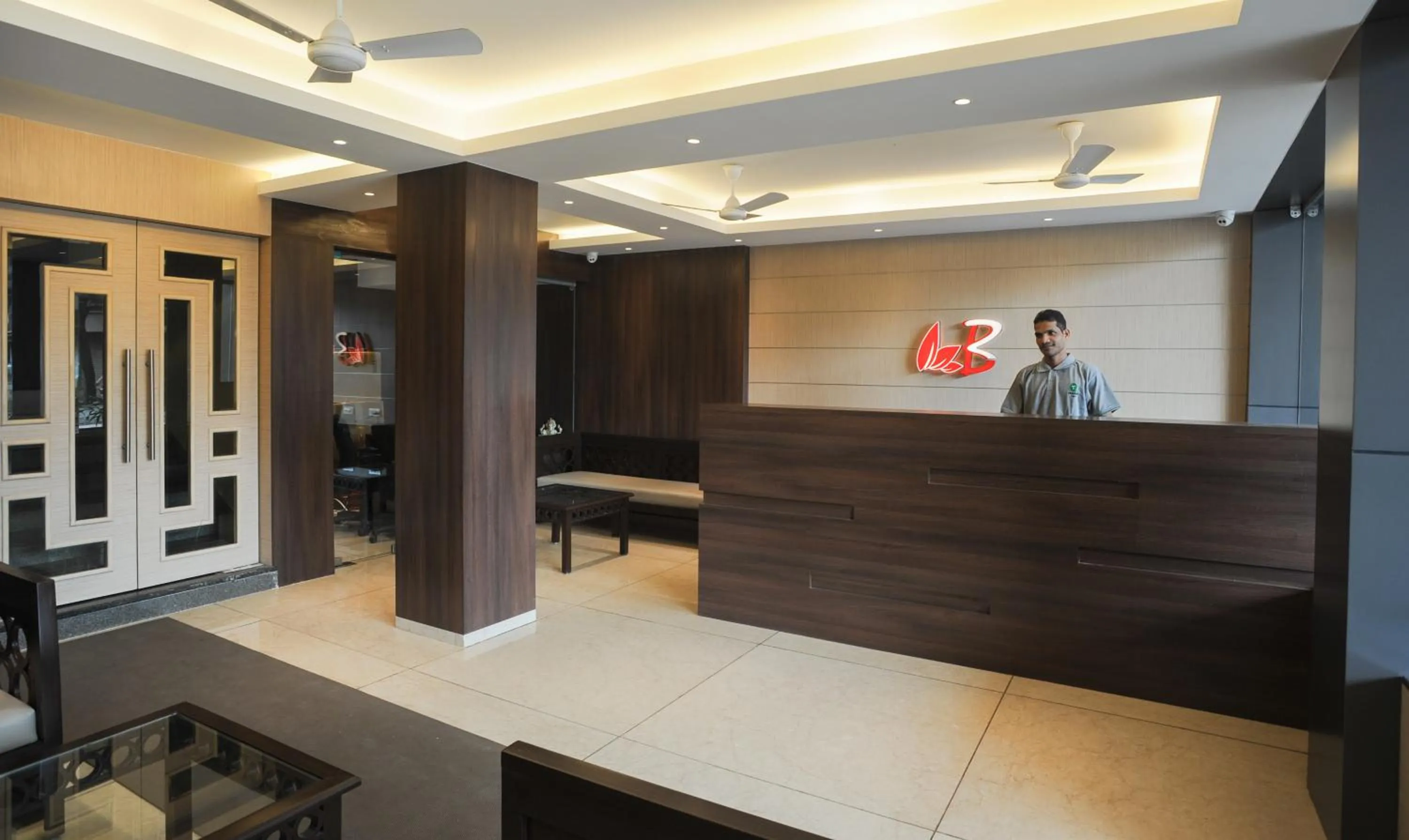 Lobby or reception in Treebo Balaji Residency, Kolhapur