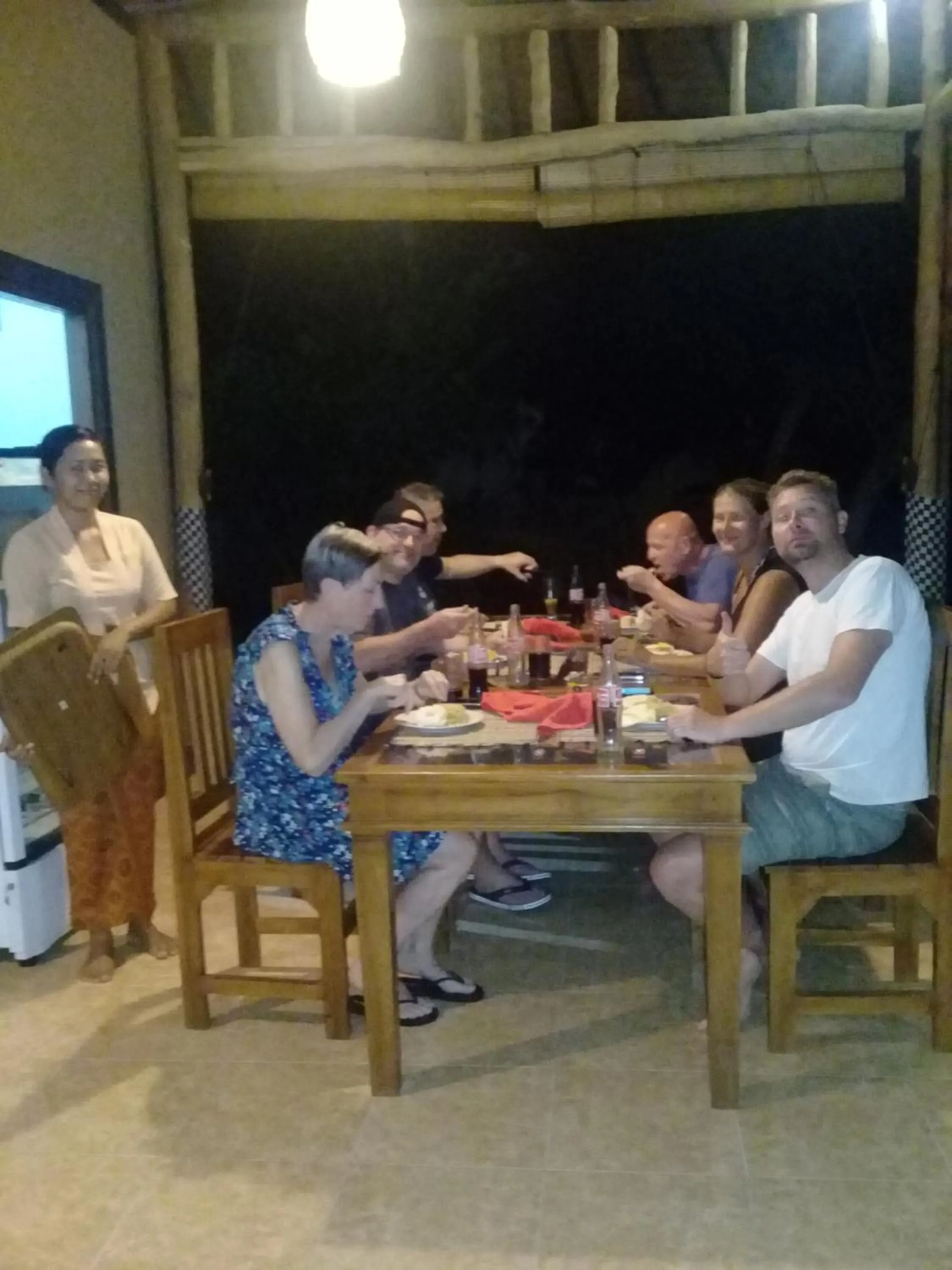 group of guests in Eliska Sari Bungalows Sumberkima