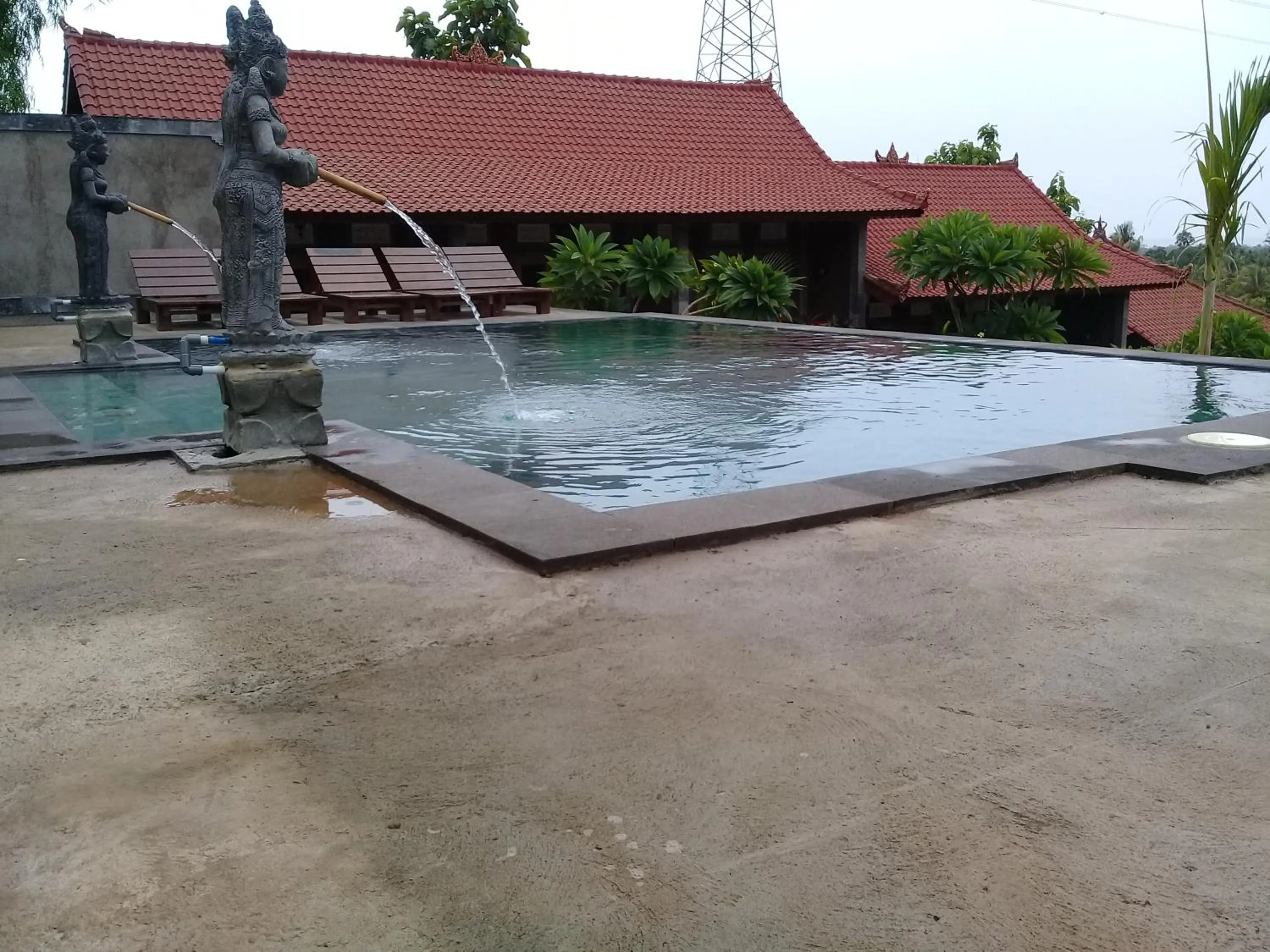 Swimming pool in Eliska Sari Bungalows Sumberkima