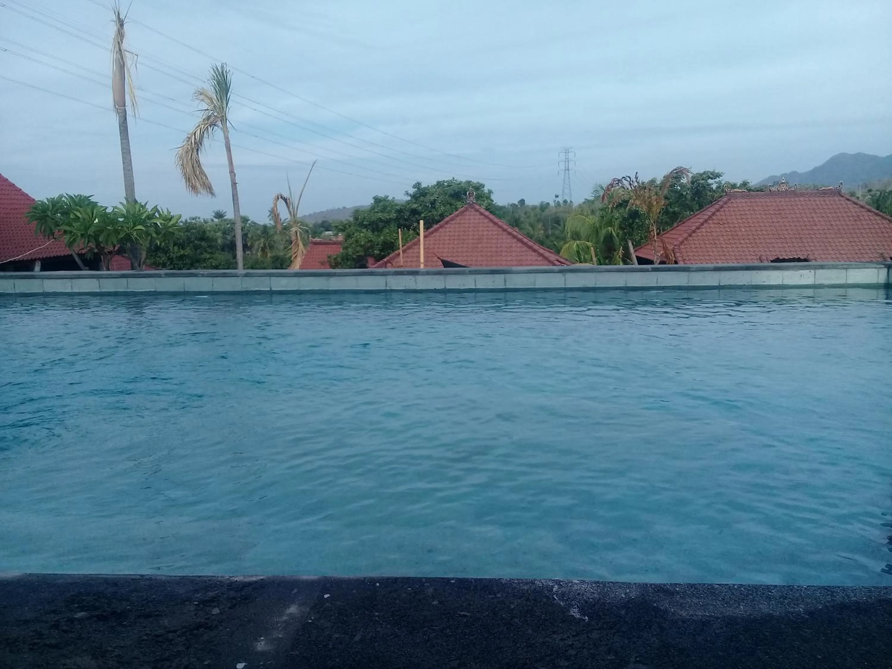 Pool view in Eliska Sari Bungalows Sumberkima