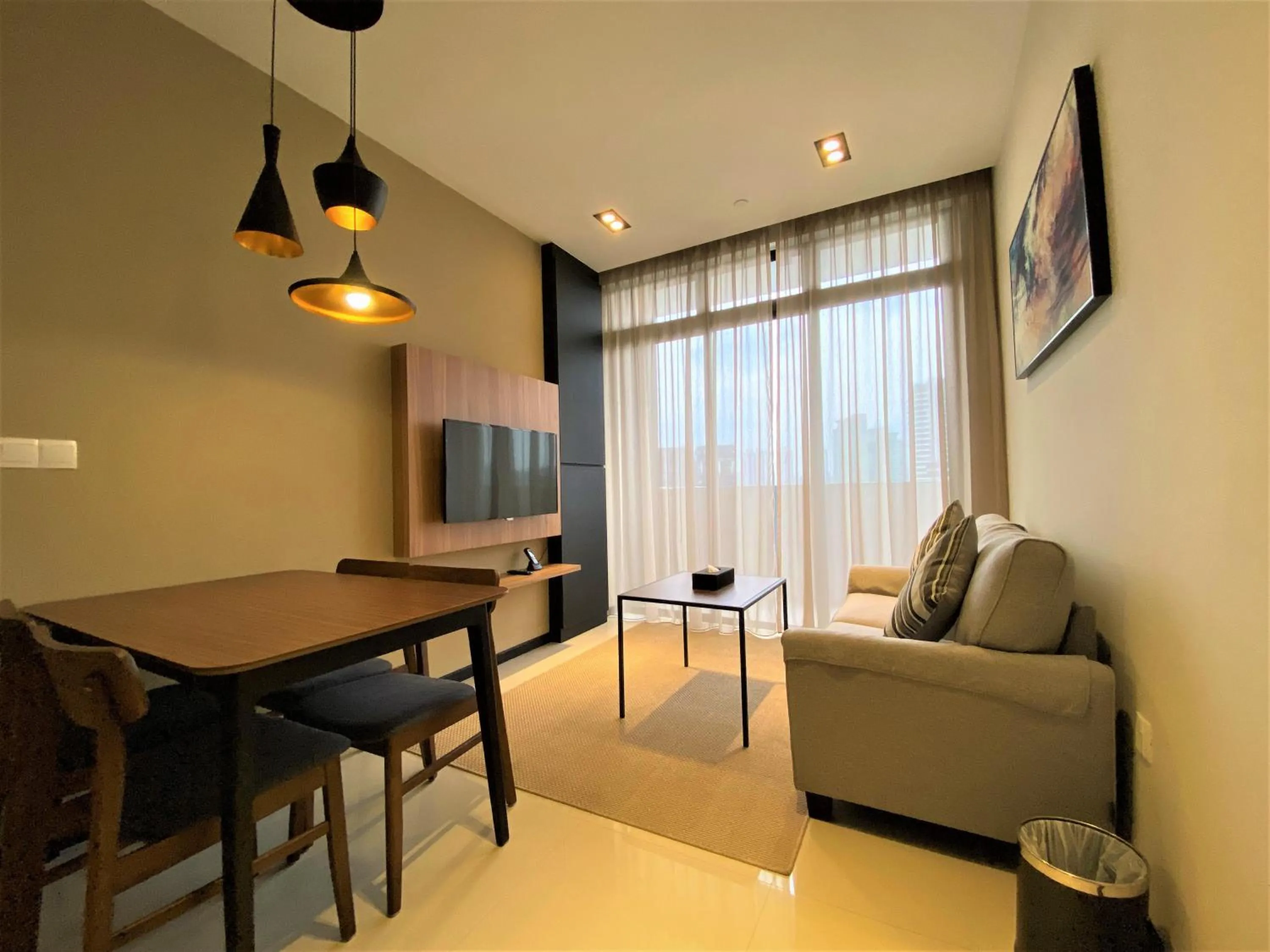 Living room in Momentus Serviced Residences Novena