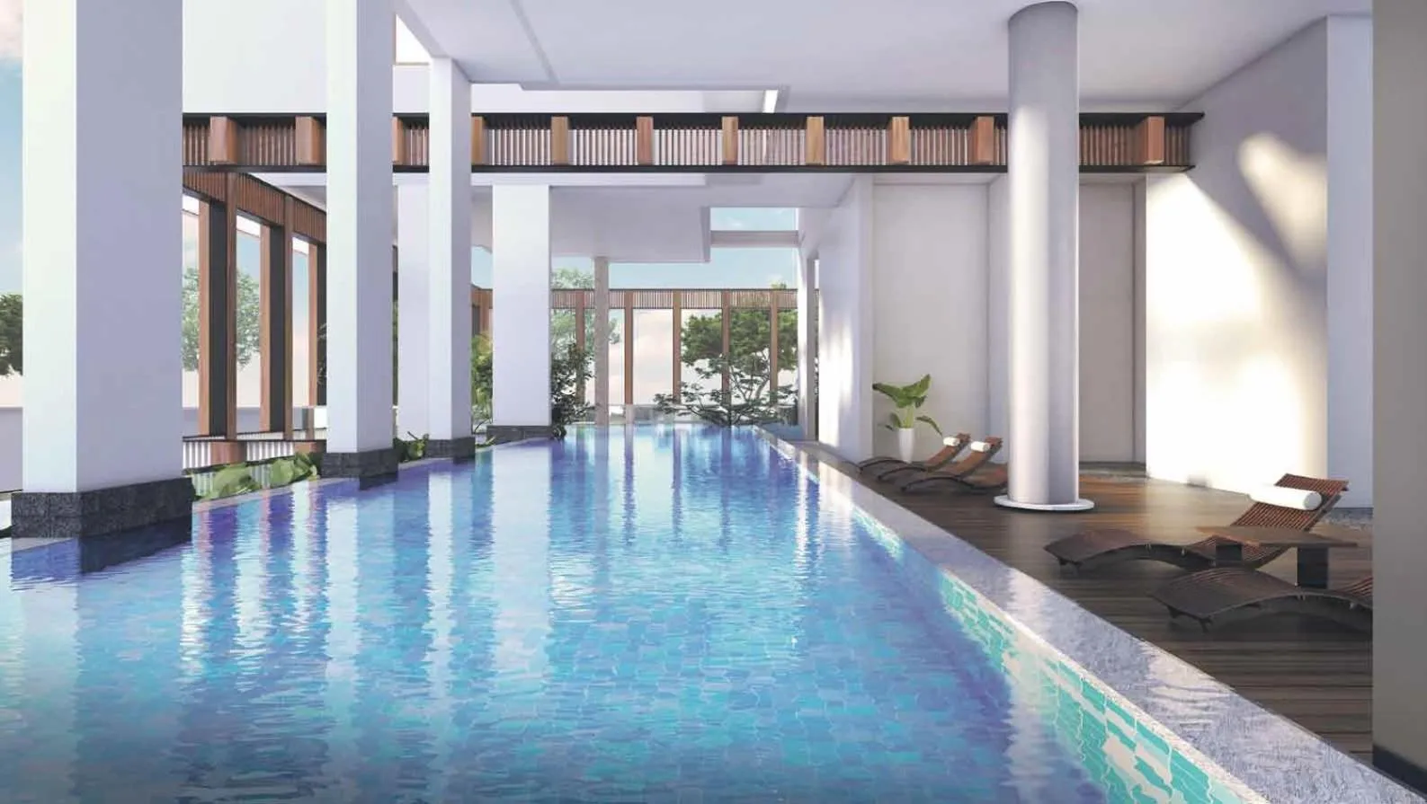 Swimming pool in Momentus Serviced Residences Novena
