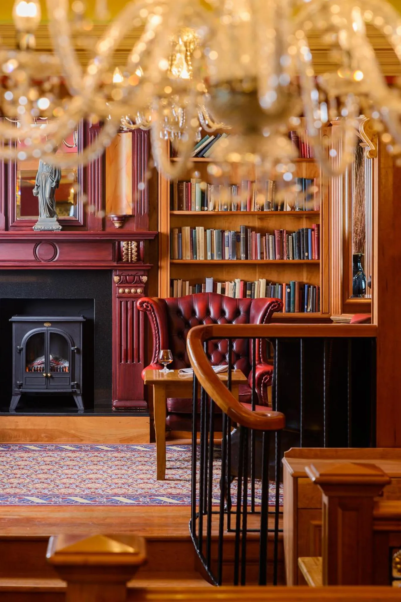 Library in River Island Hotel