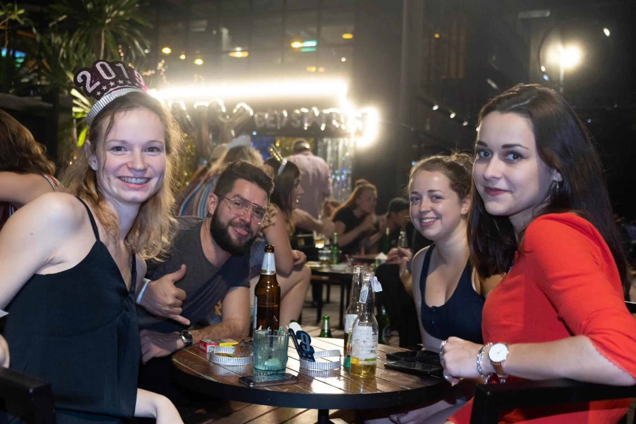 People in BED STATION Hostel Khaosan