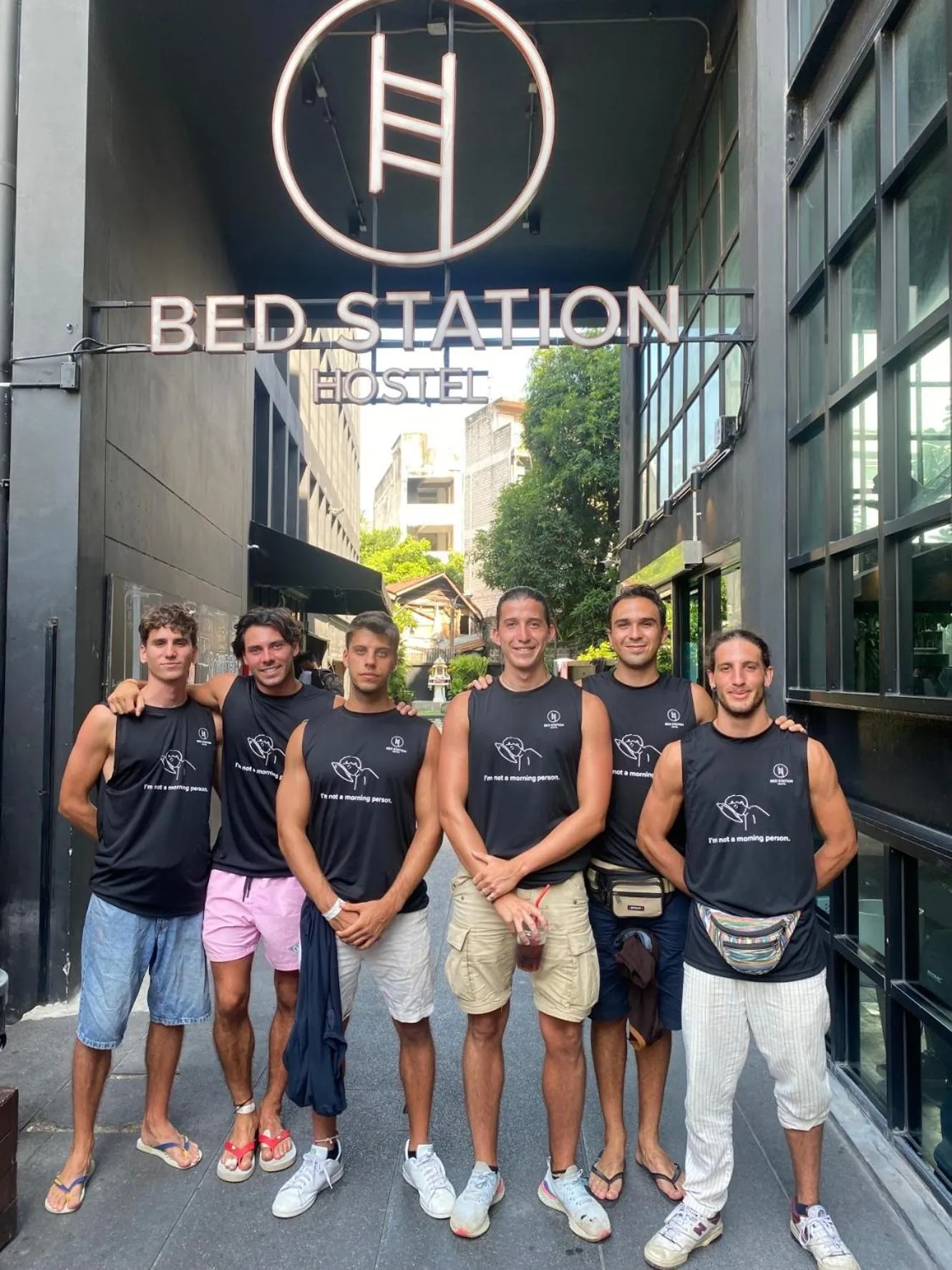 Property building in BED STATION Hostel Khaosan